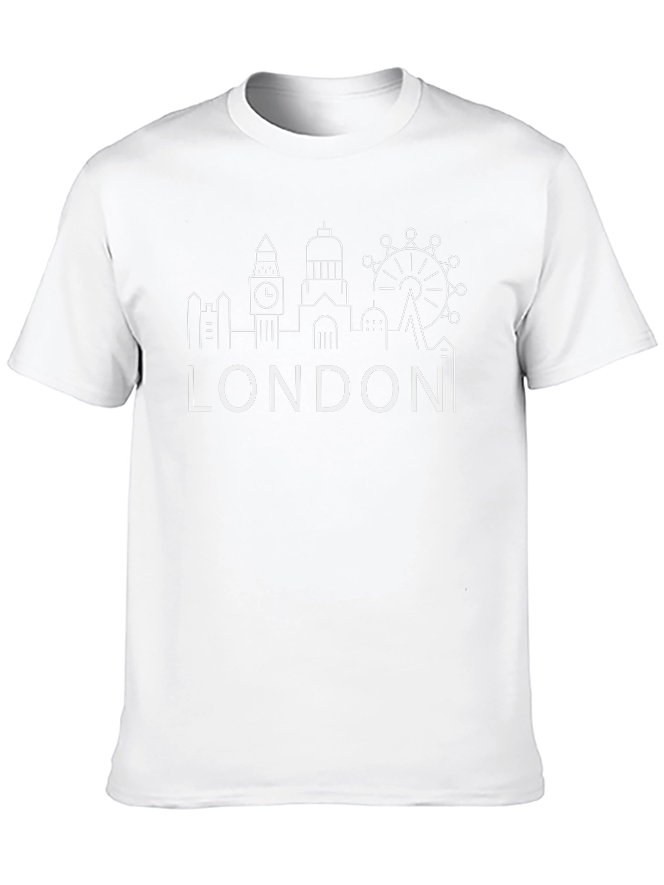 London Skyline Graphic Tee - Stylish Cityscape Design