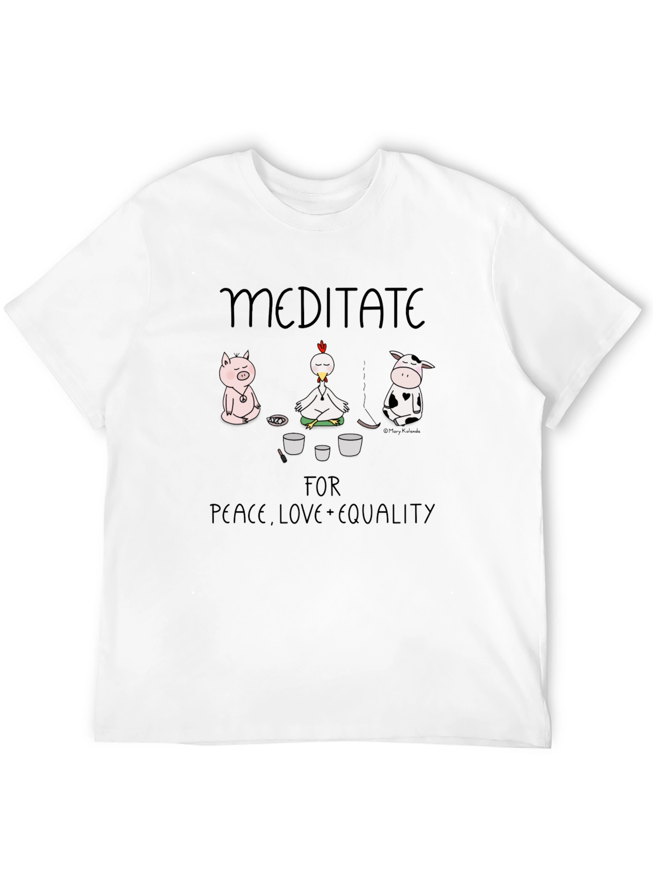 Meditate Peace Love Equality T-Shirt