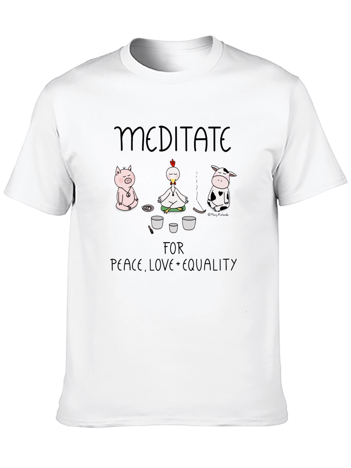 Meditate Peace Love Equality T-Shirt