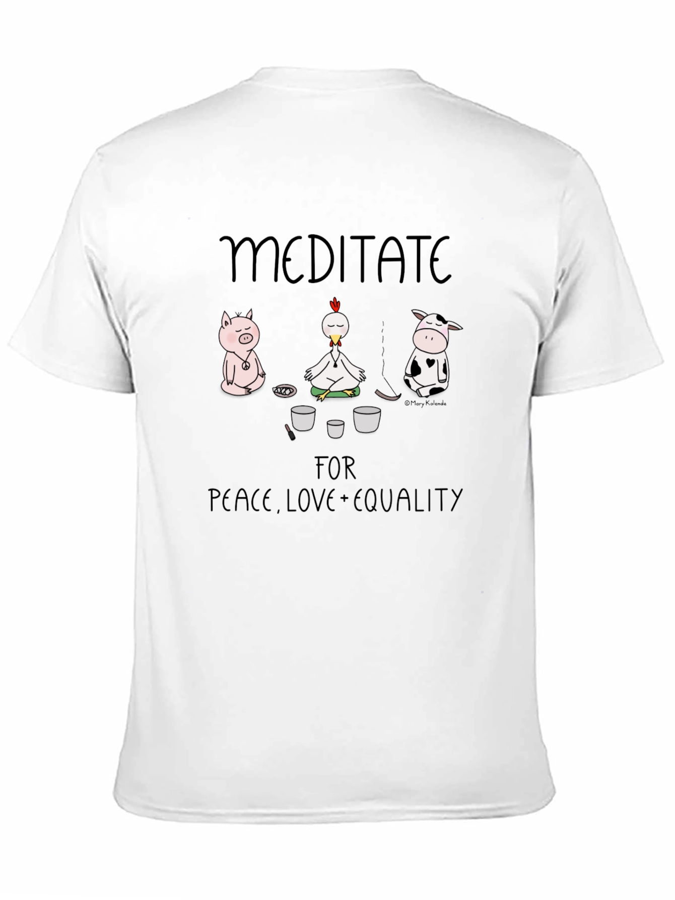Meditate Peace Love Equality T-Shirt