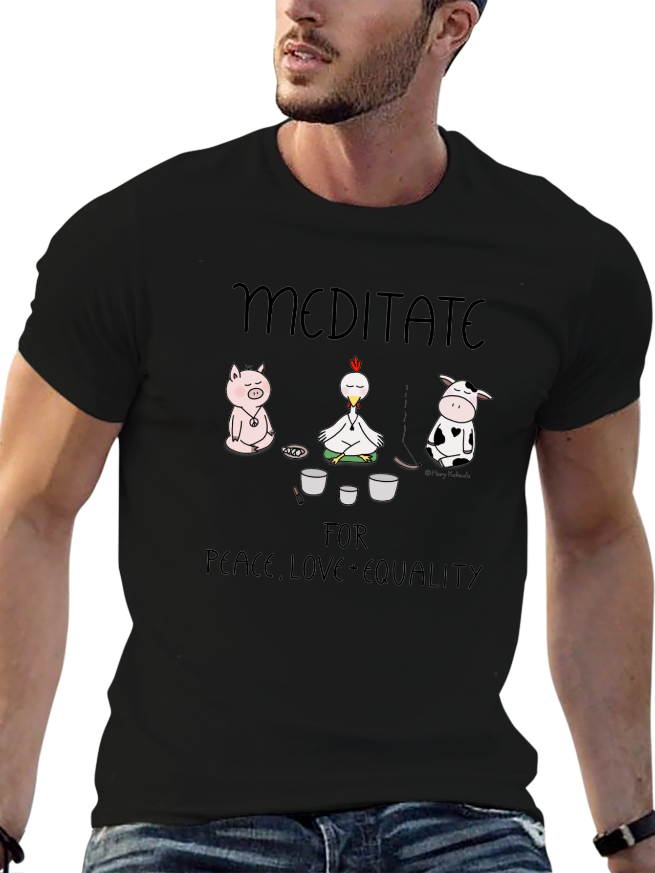Meditate Peace Love Equality T-Shirt