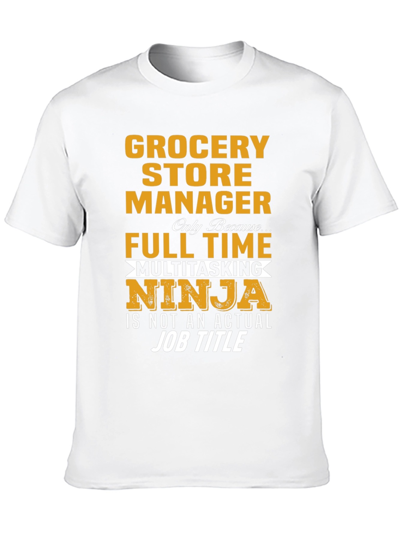 Grocery Store Manager Ninja T-Shirt