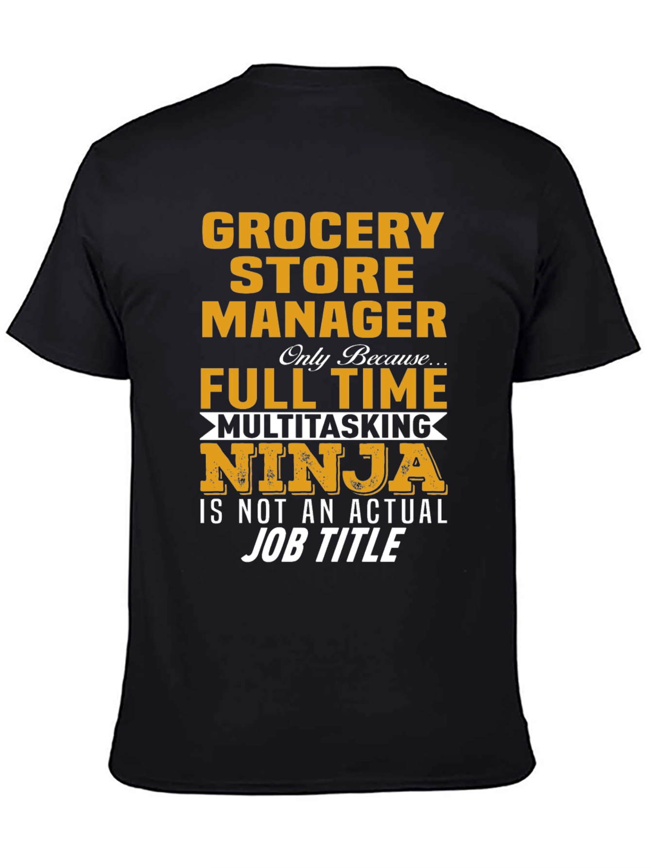 Grocery Store Manager Ninja T-Shirt