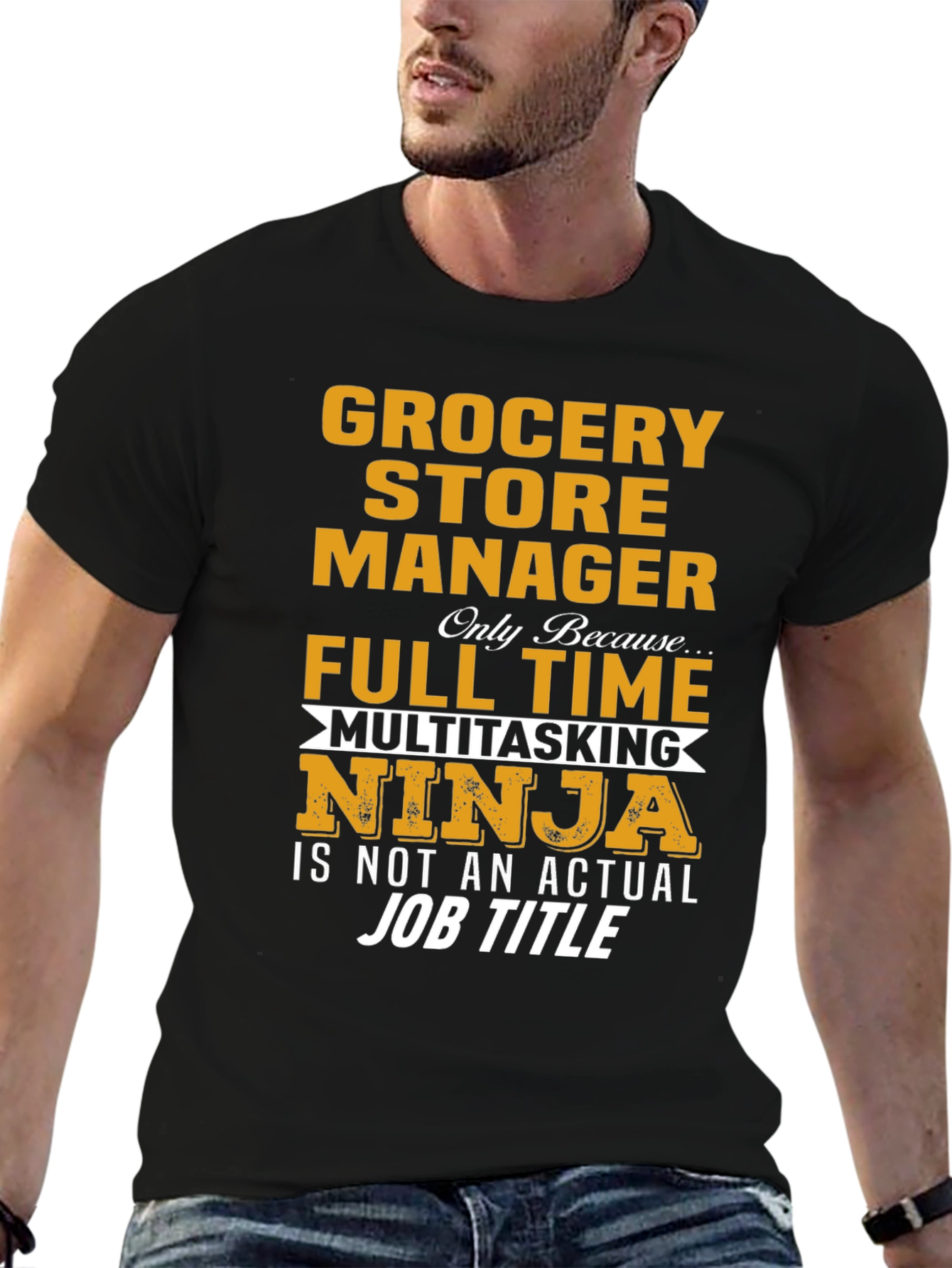 Grocery Store Manager Ninja T-Shirt