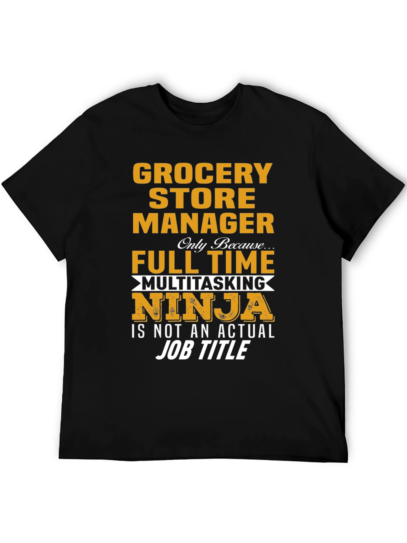 Grocery Store Manager Ninja T-Shirt
