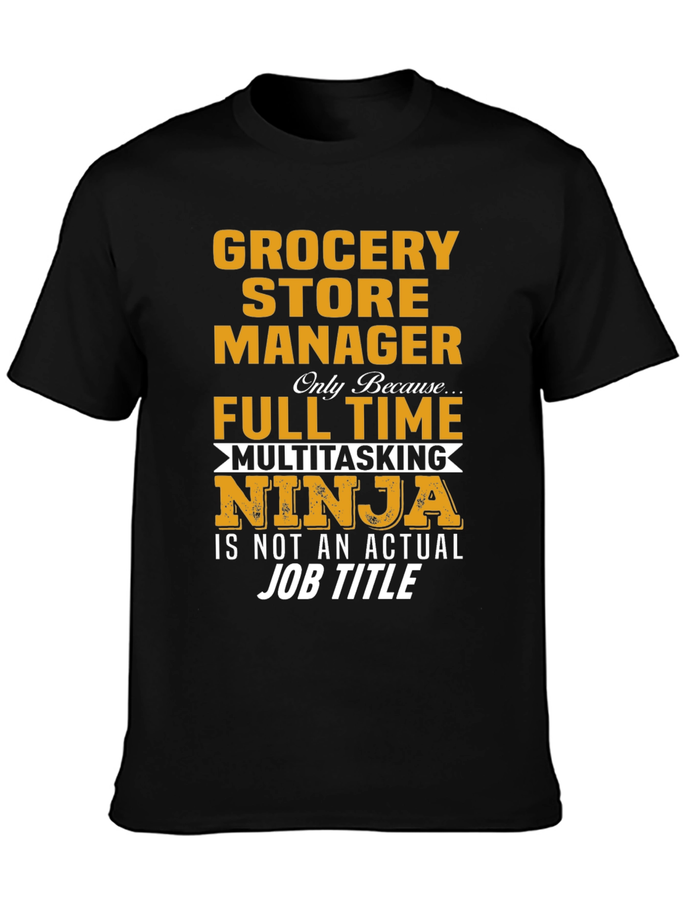 Grocery Store Manager Ninja T-Shirt