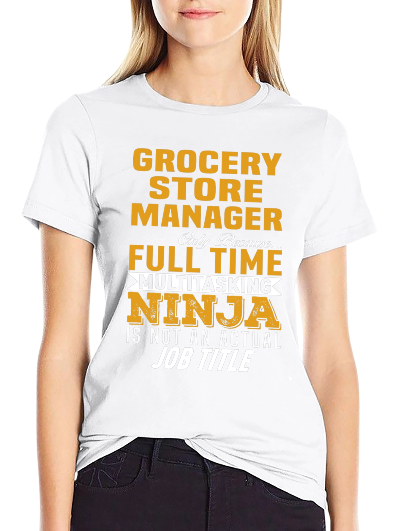 Grocery Store Manager Ninja T-Shirt