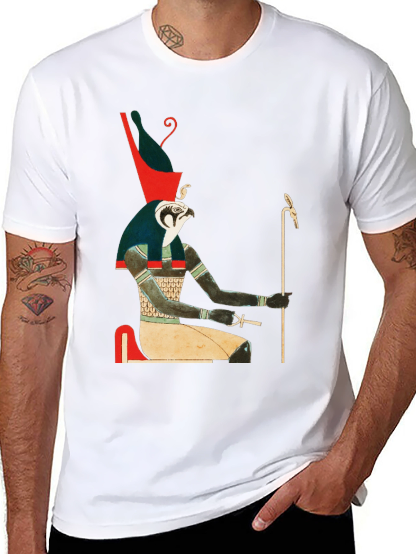 Egyptian God Graphic Tee - Cool Ancient Egypt T-Shirt