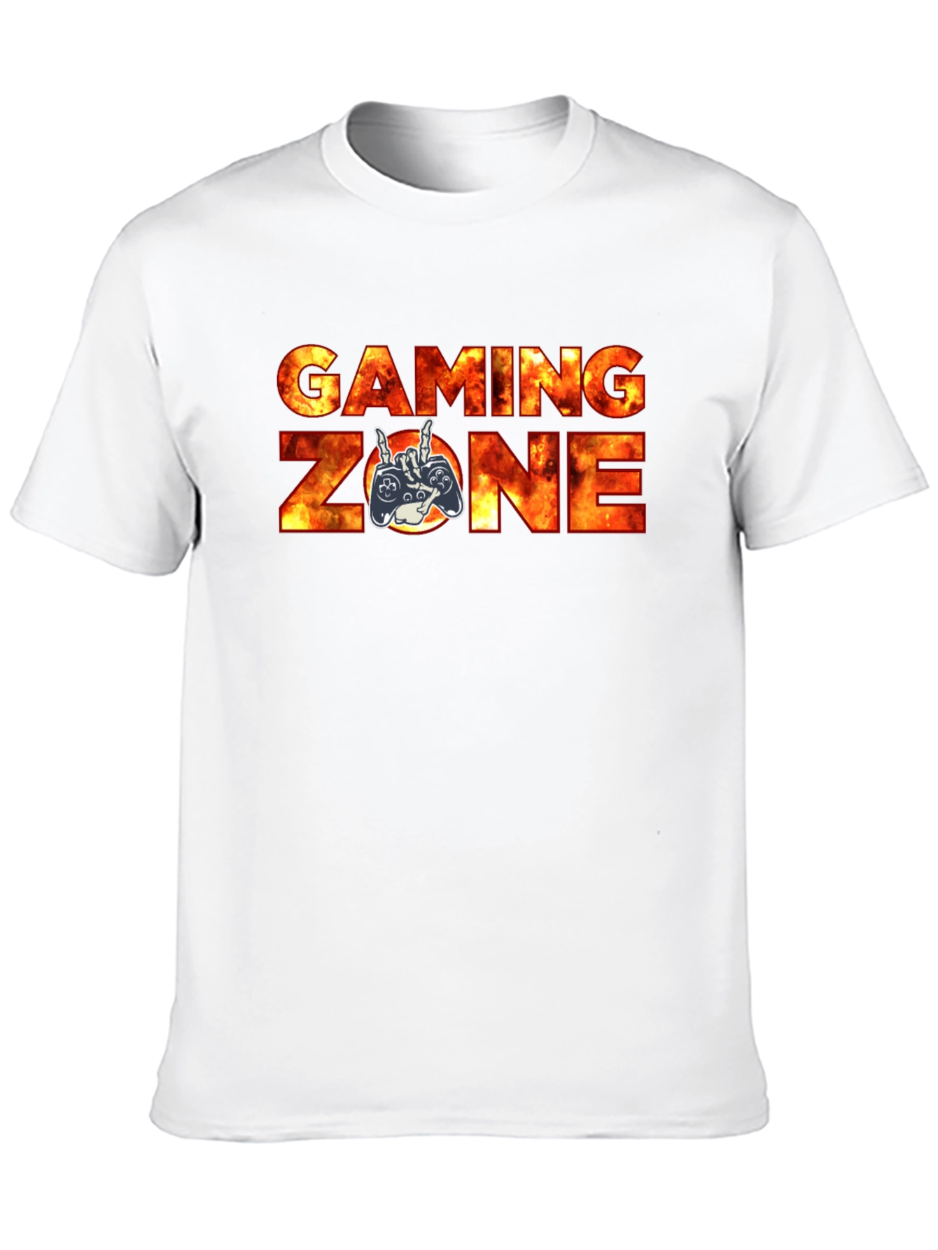 Gaming Zone Black Graphic T-Shirt