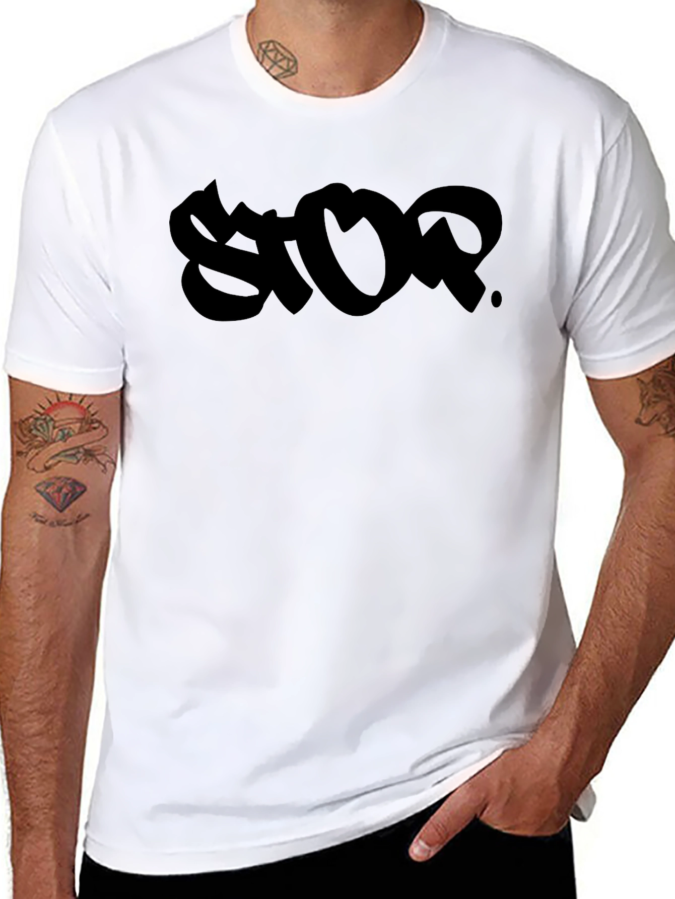 Black Graphic T-Shirt