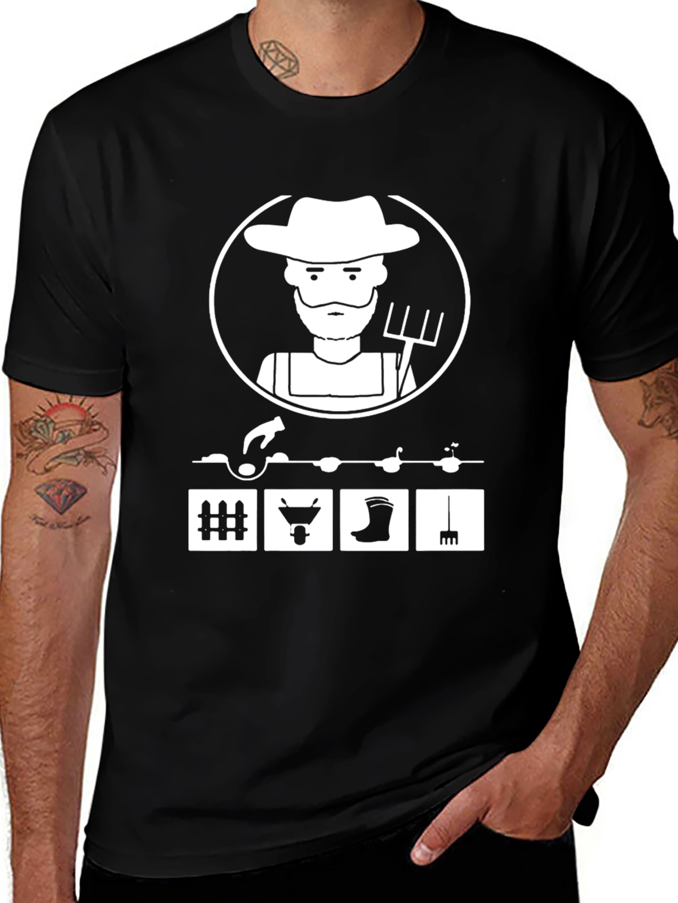 Farmer Graphic T-Shirt - Farm Life Tee