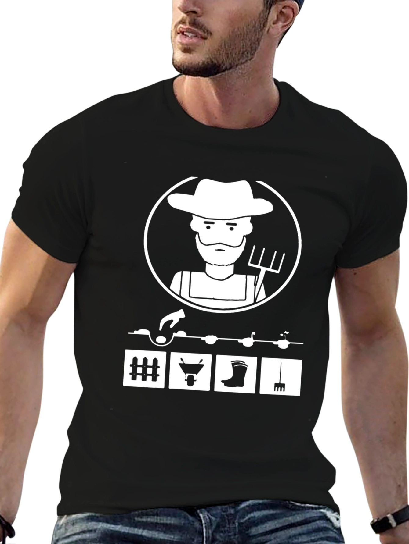 Farmer Graphic T-Shirt - Farm Life Tee