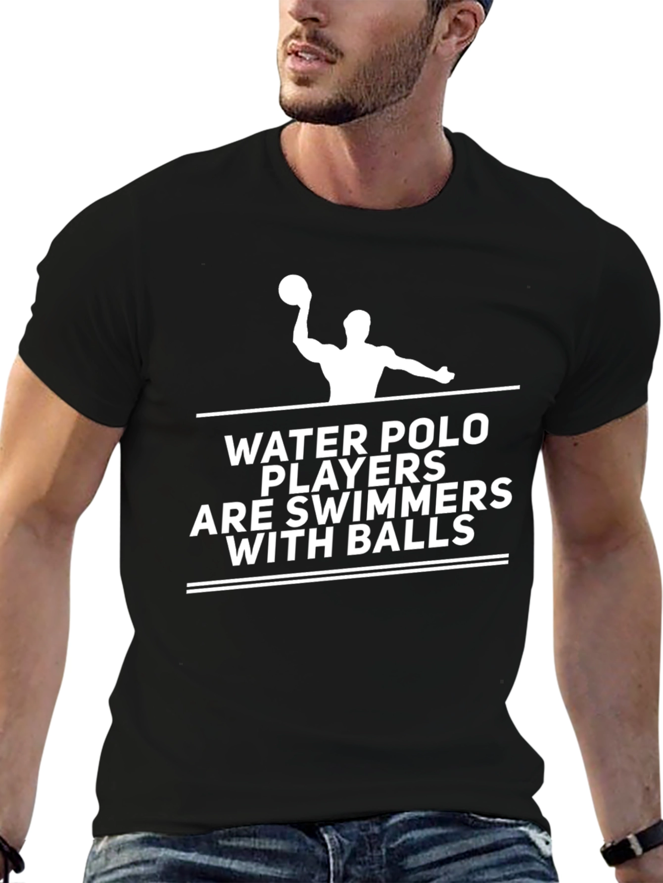 Water Polo Swimmers Graphic T-Shirt