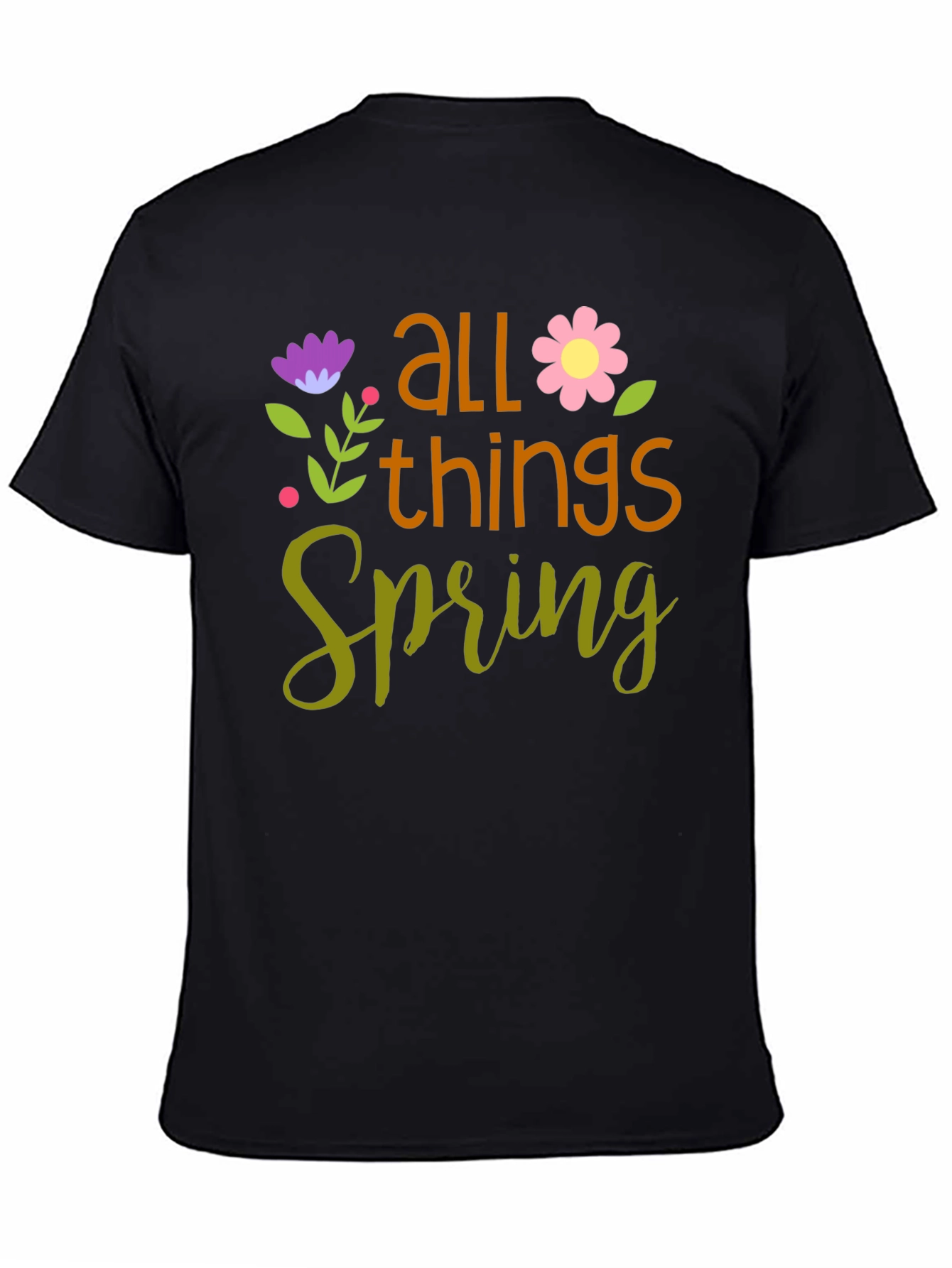 All Things Spring T-Shirt - Floral Design