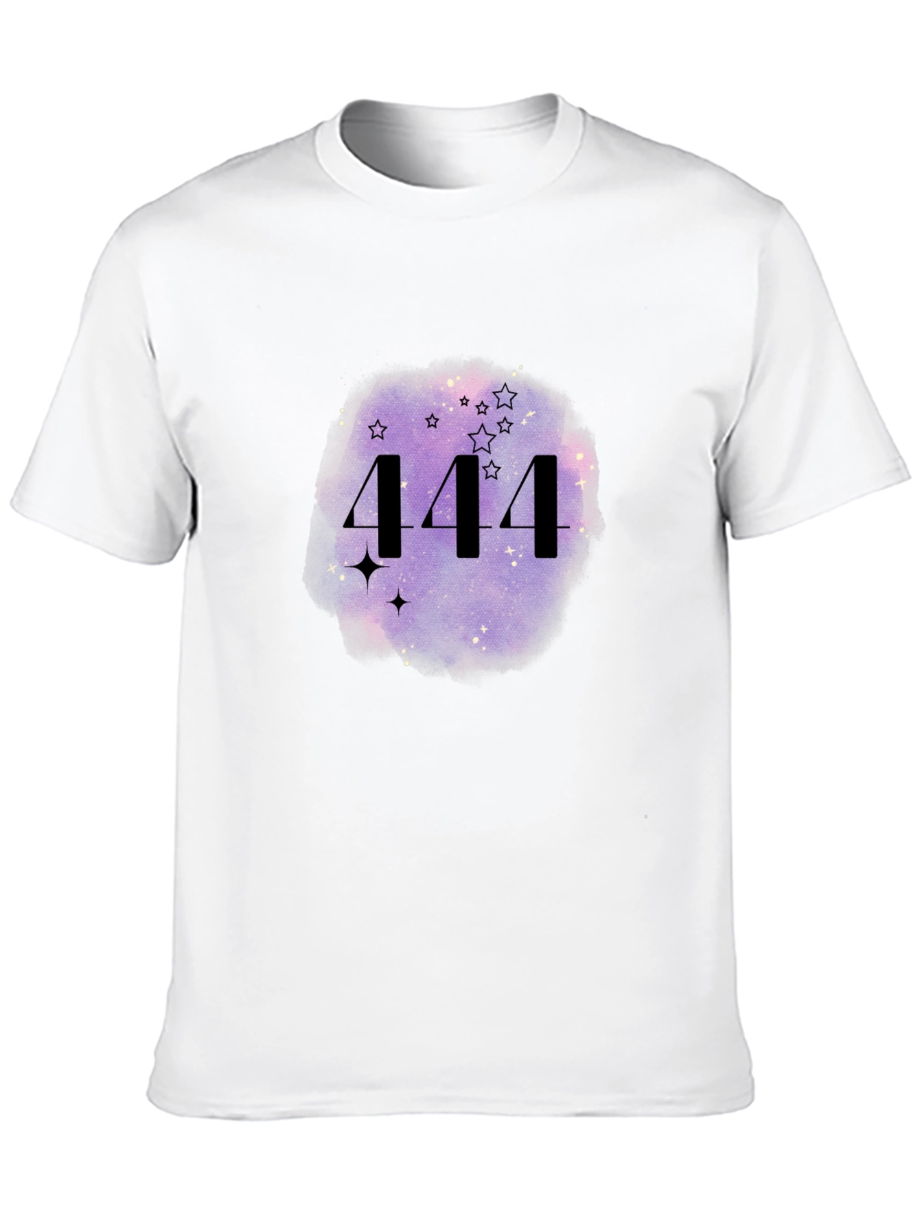 444 Angel Number Galaxy Tee