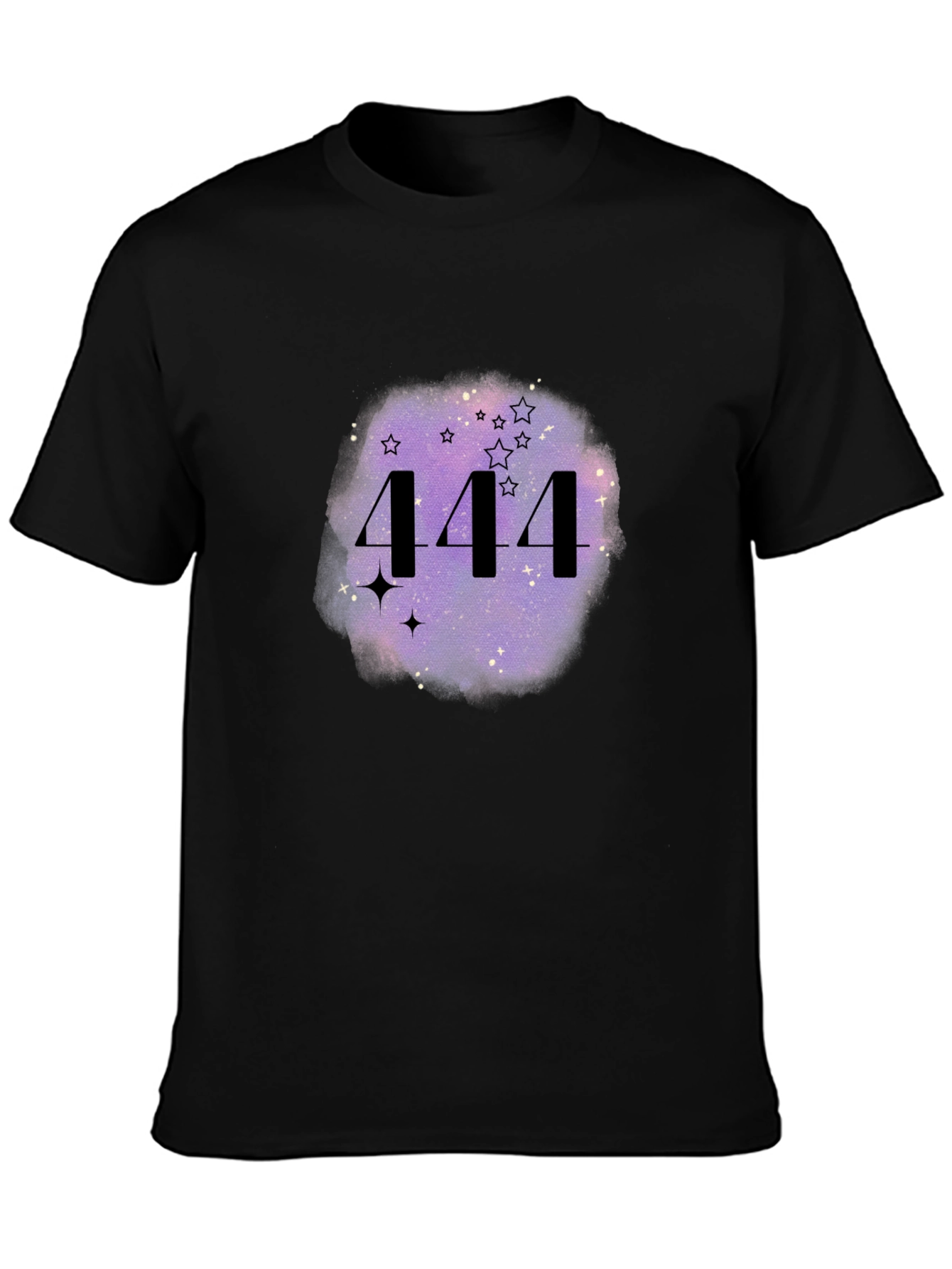 444 Angel Number Galaxy Tee