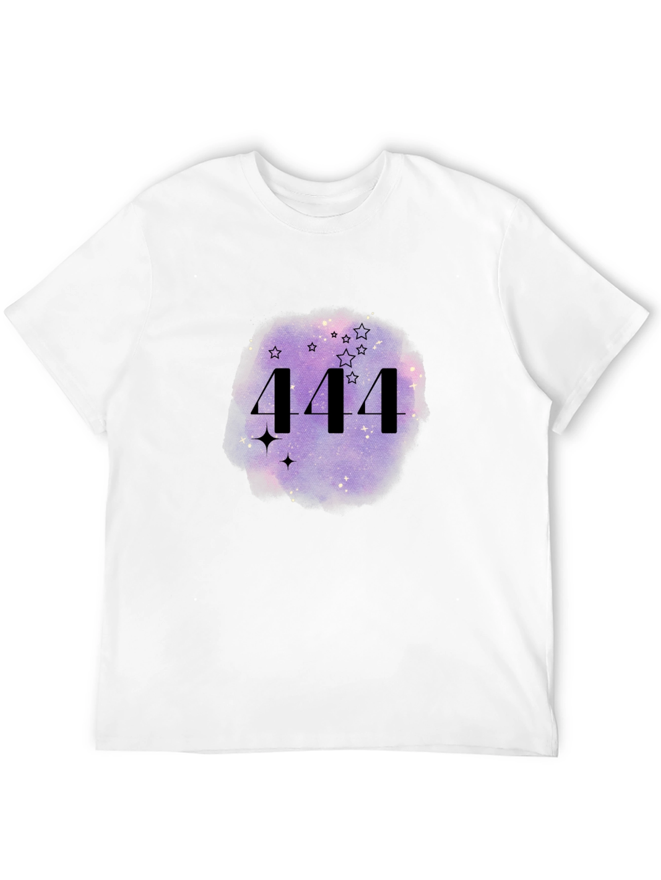 444 Angel Number Galaxy Tee