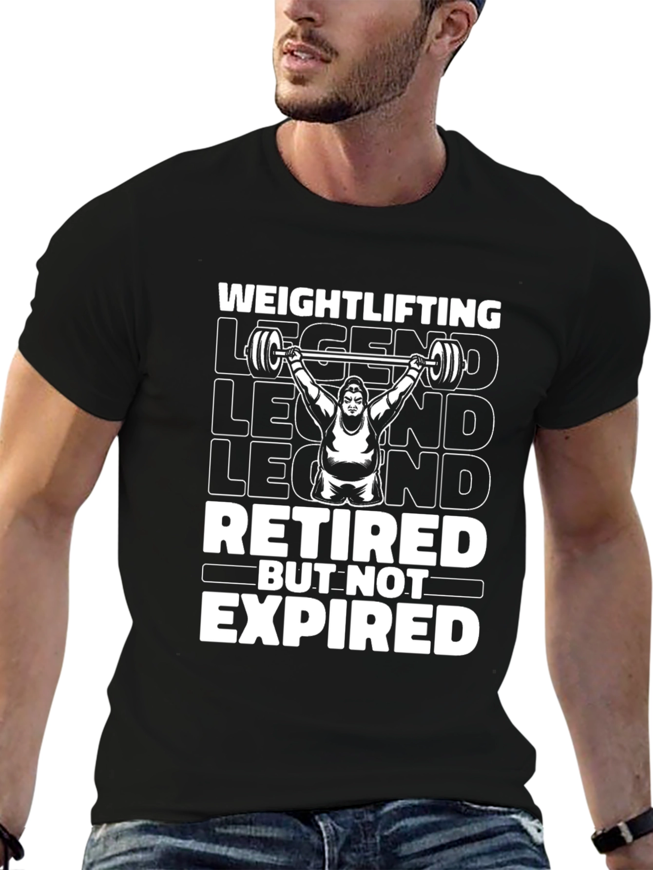 Weightlifting Legend T-Shirt - Retired But Not Expired