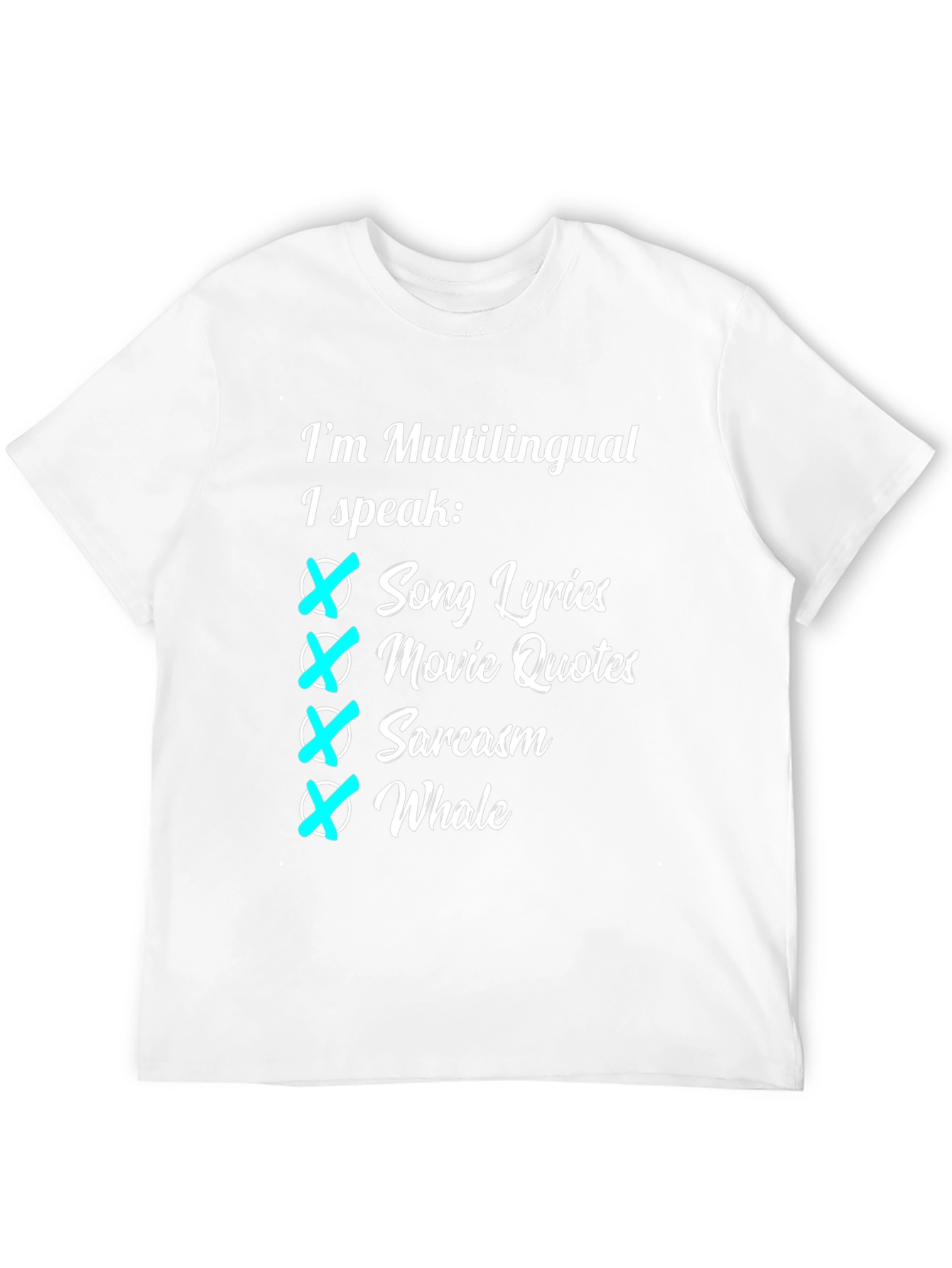 Multilingual Funny Novelty T-Shirt