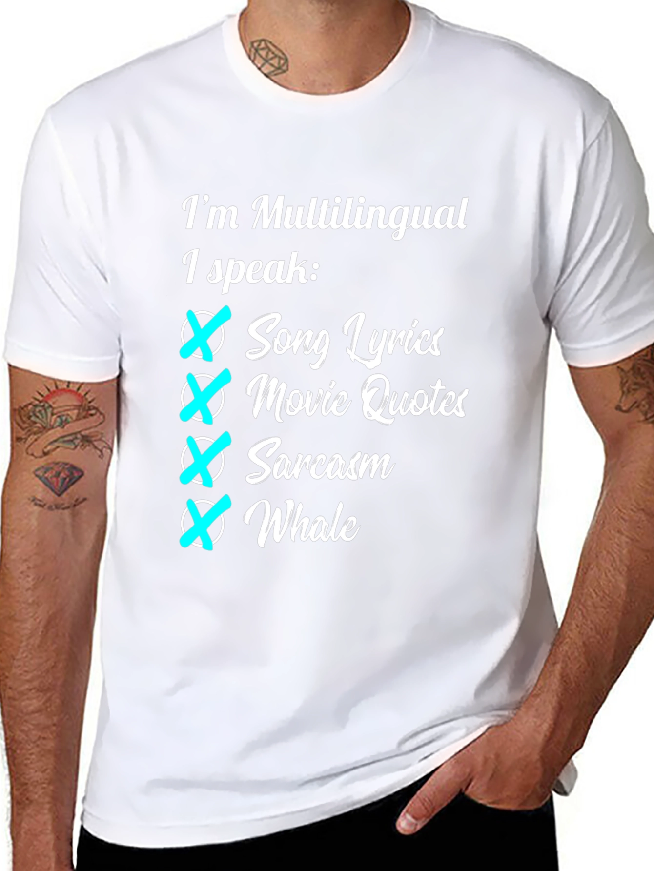 Multilingual Funny Novelty T-Shirt