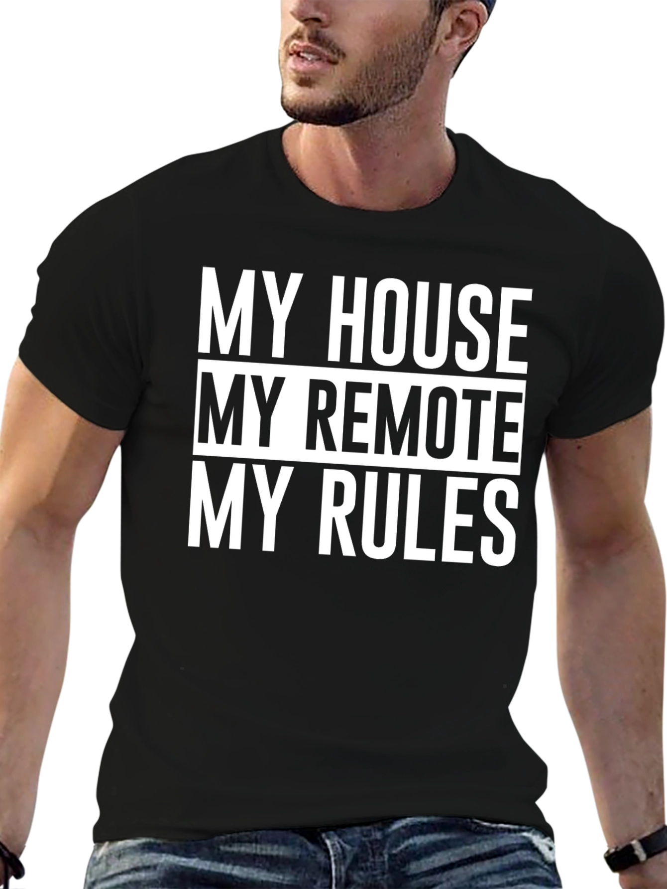 My House My Remote My Rules Graphic Tee