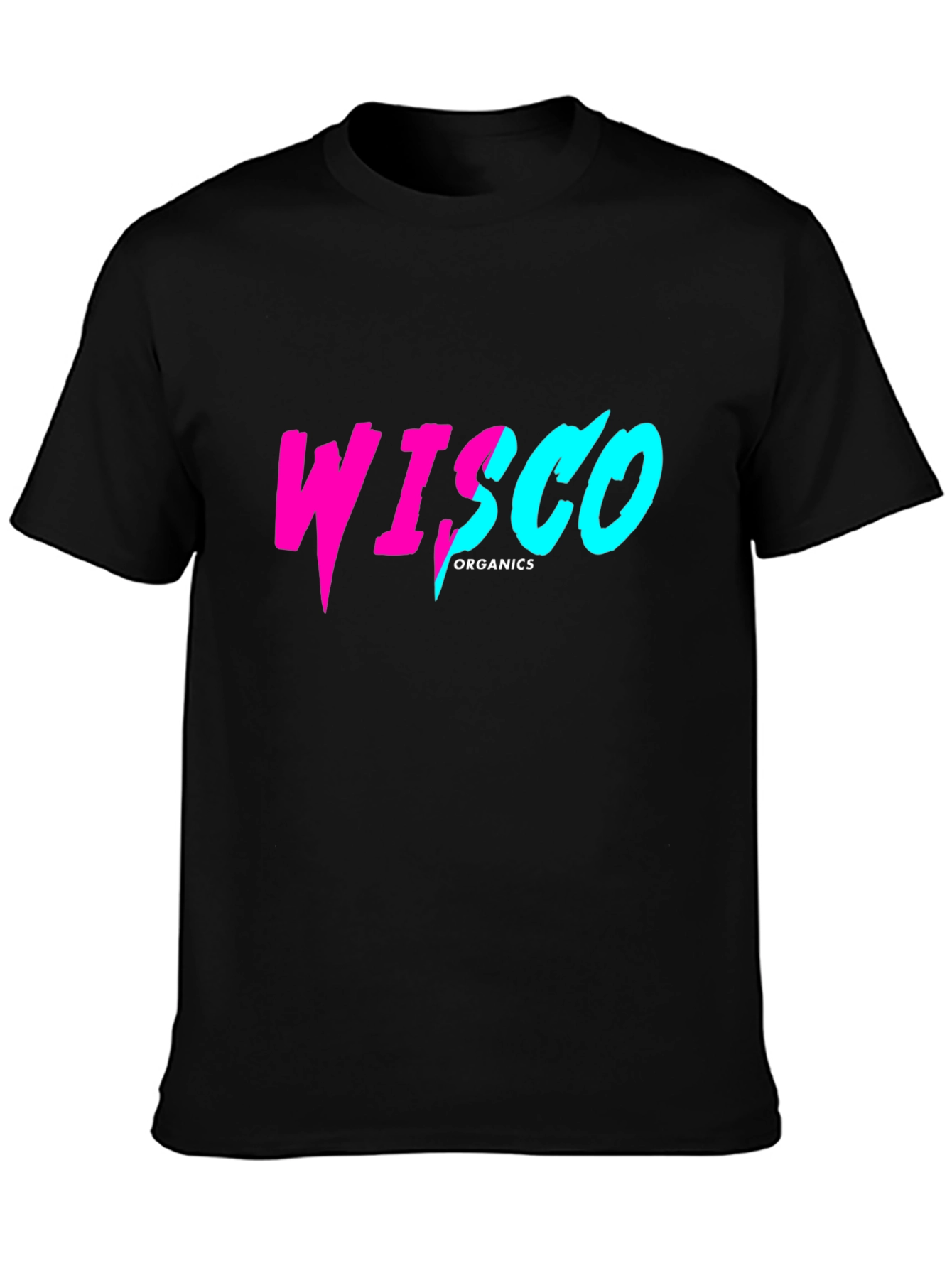 WISCO Organics Black Graphic T-Shirt