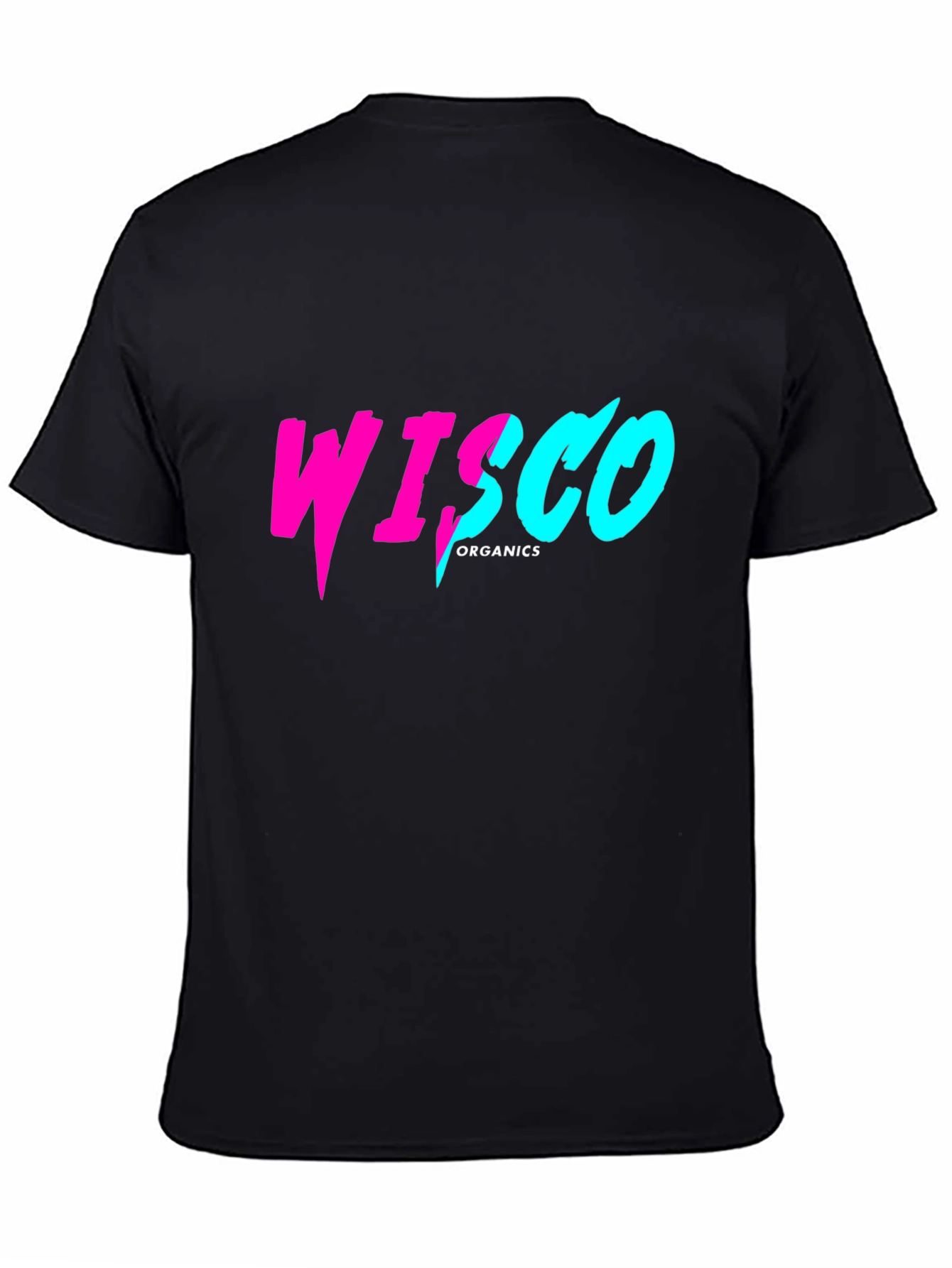 WISCO Organics Black Graphic T-Shirt