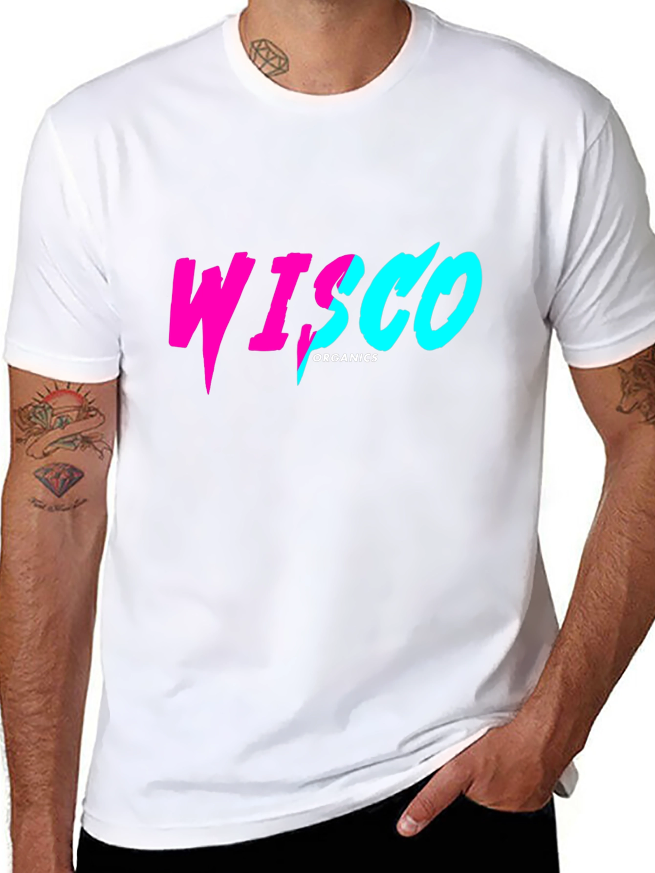 WISCO Organics Black Graphic T-Shirt