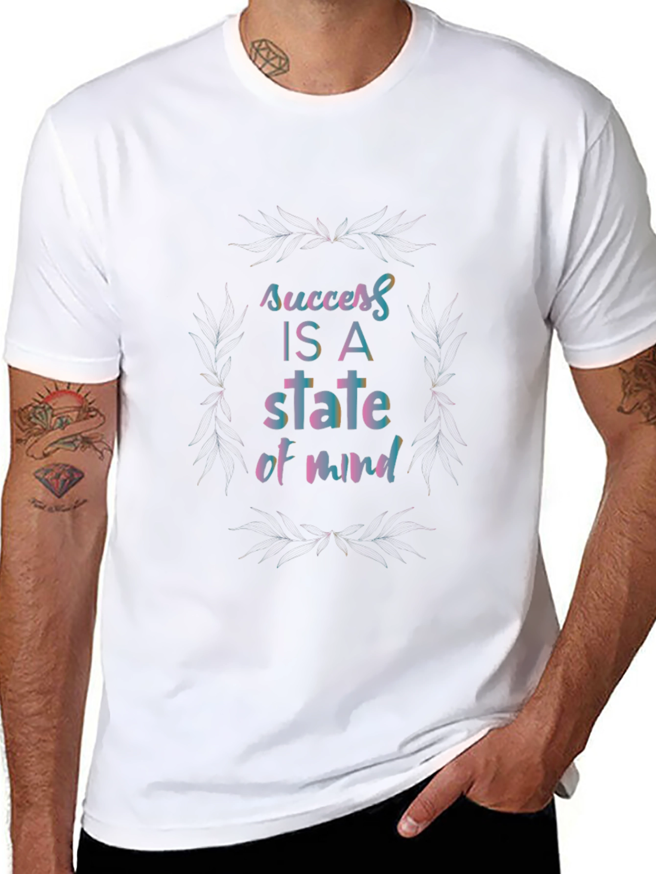 Success Mindset Graphic Tee - Premium Cotton Comfort