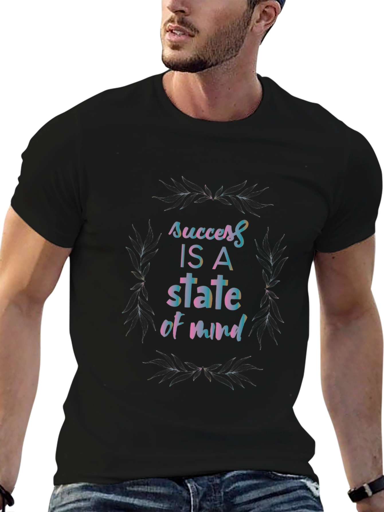 Success Mindset Graphic Tee - Premium Cotton Comfort
