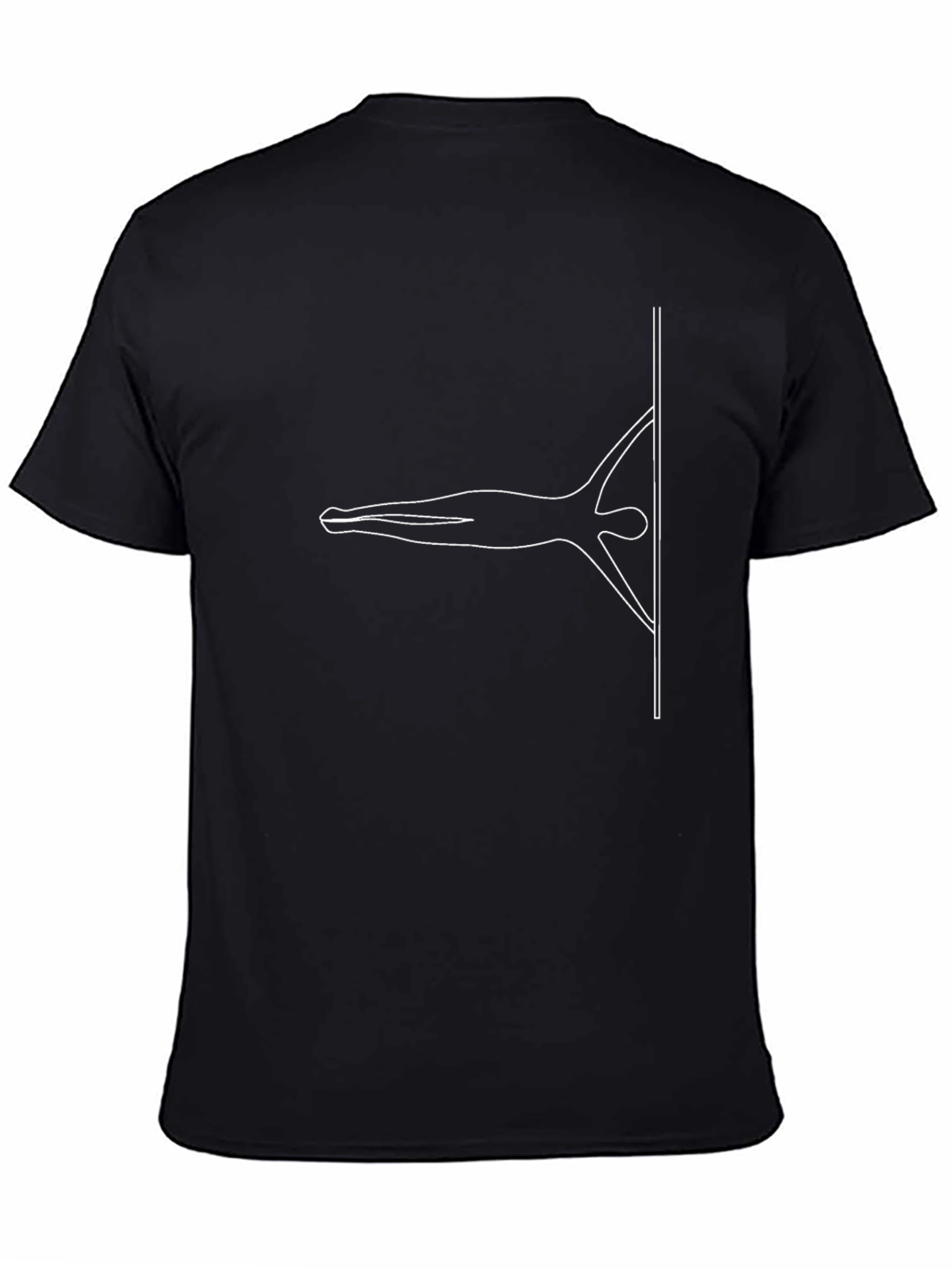 Pole Dancer Graphic Tee - Black Unisex Shirt