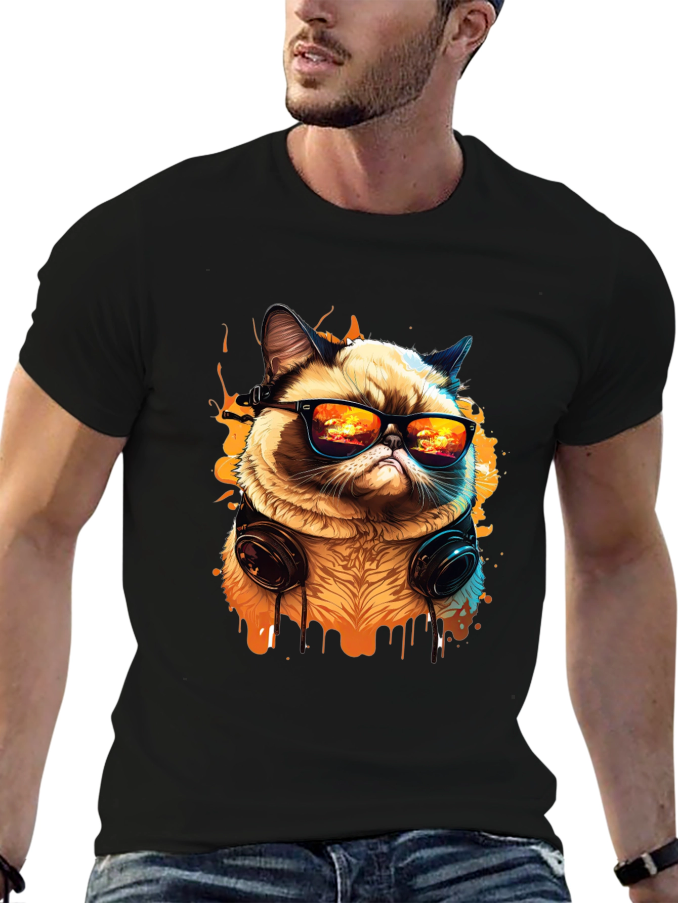 Cool Cat DJ T-Shirt