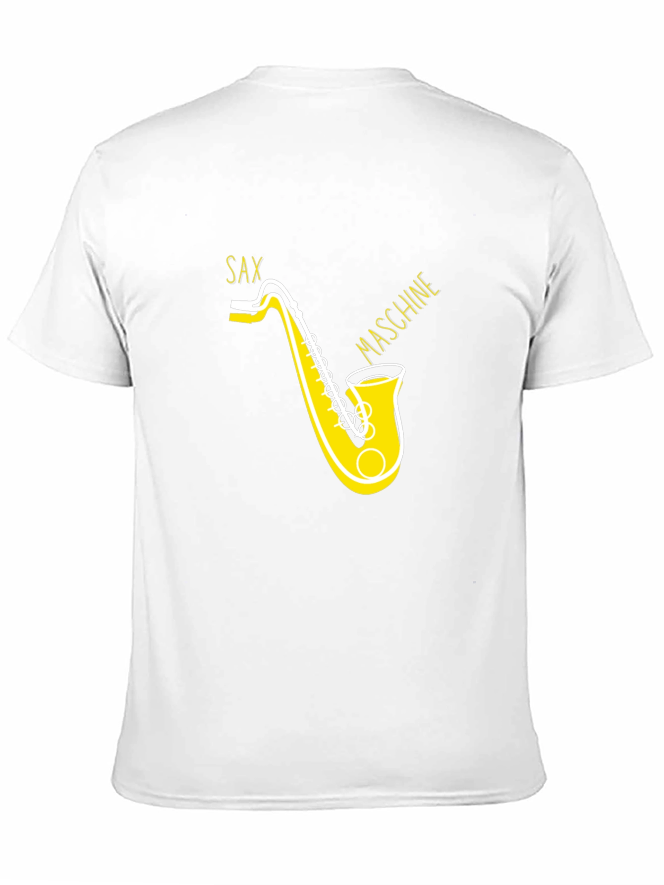 Sax Maschine Black Graphic Tee