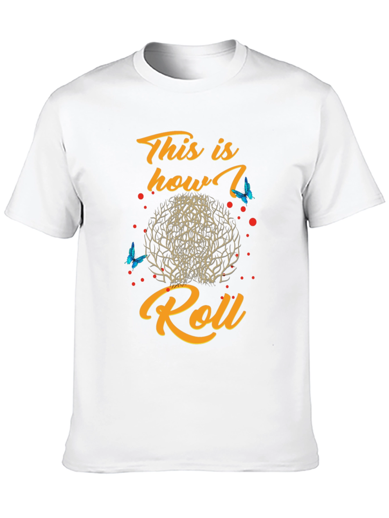 This is How I Roll Black Graphic Tee