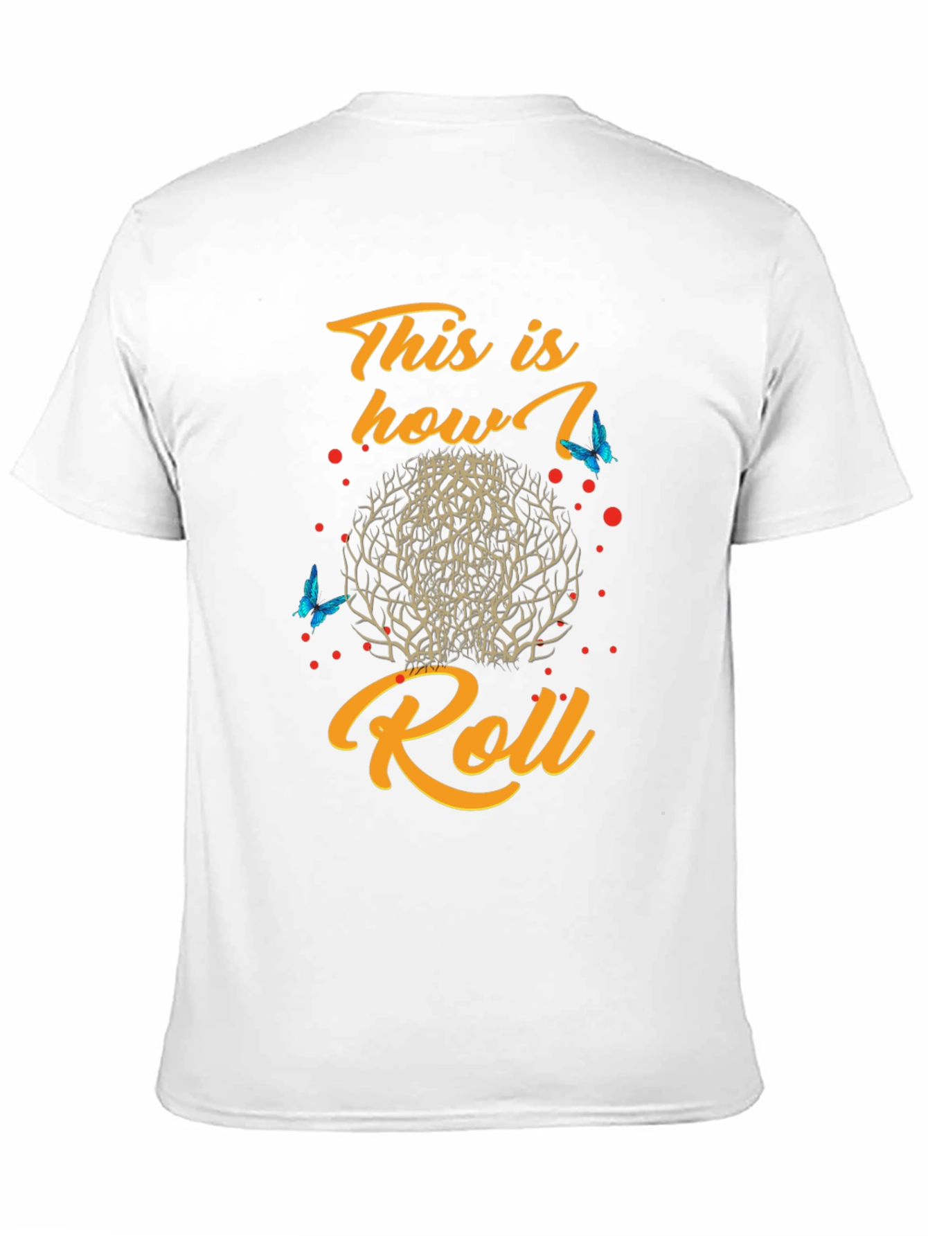 This is How I Roll Black Graphic Tee