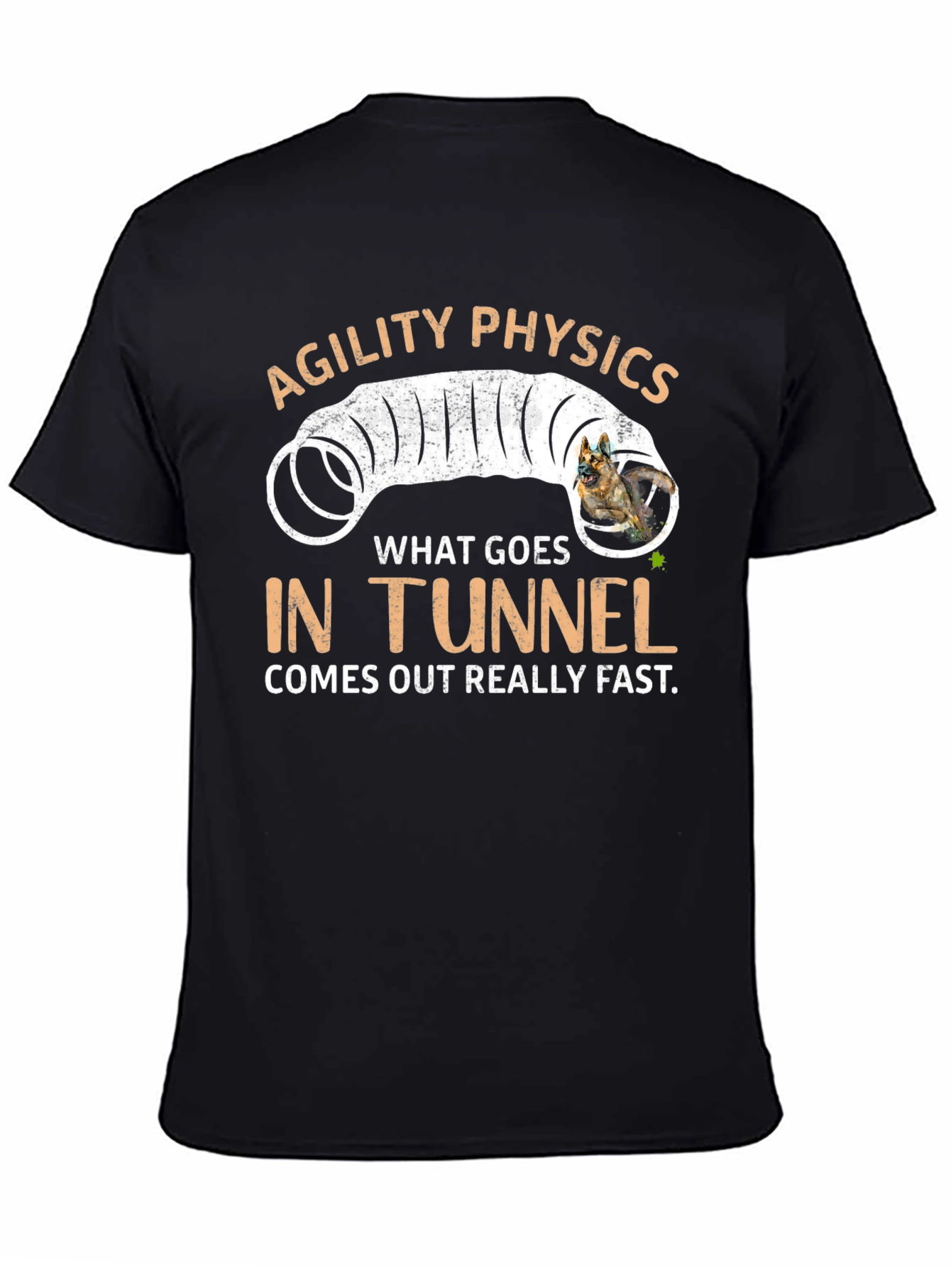 Agility Physics Dog Tunnel T-Shirt