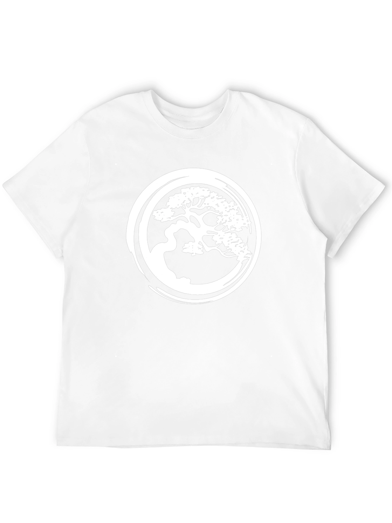 Bonsai Tree Graphic Tee - Stylish Black Cotton Shirt