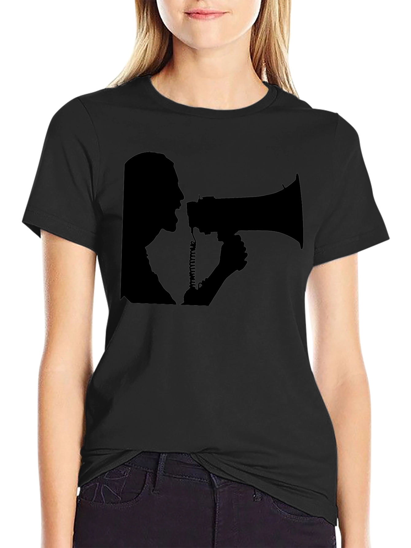 Megaphone Graphic T-Shirt