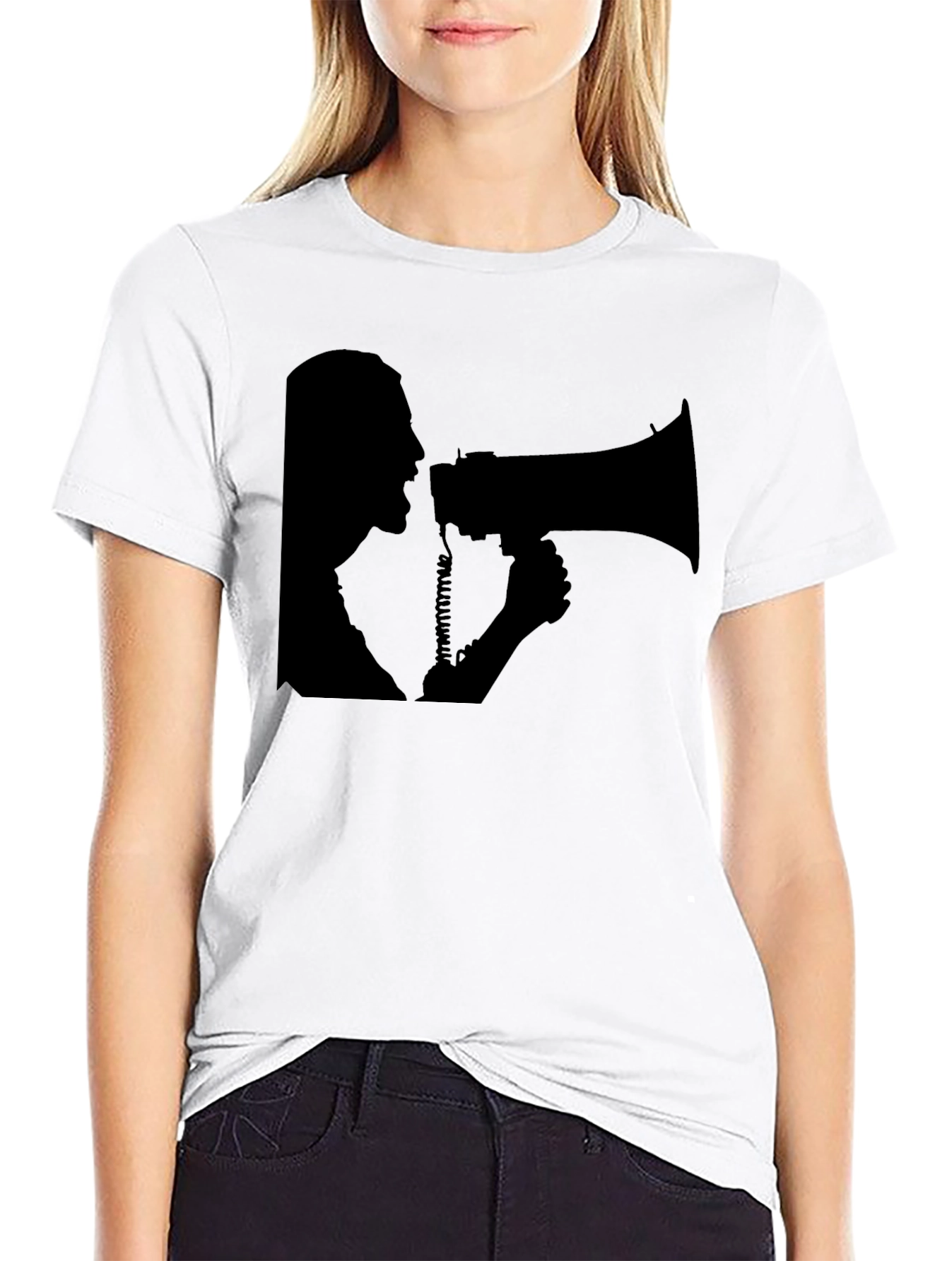 Megaphone Graphic T-Shirt