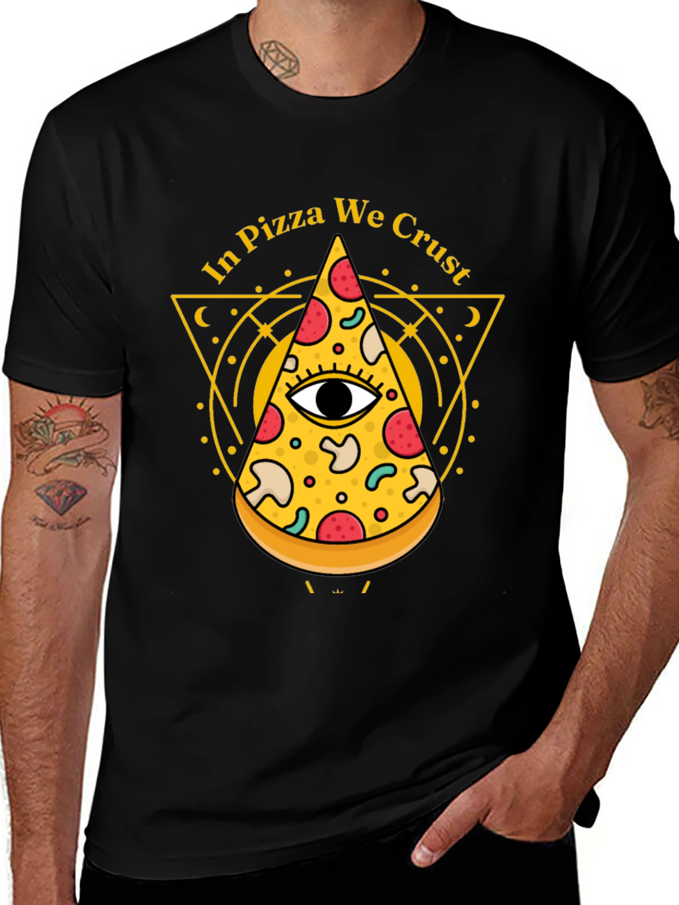 In Pizza We Crust T-Shirt - Unique Graphic Tee