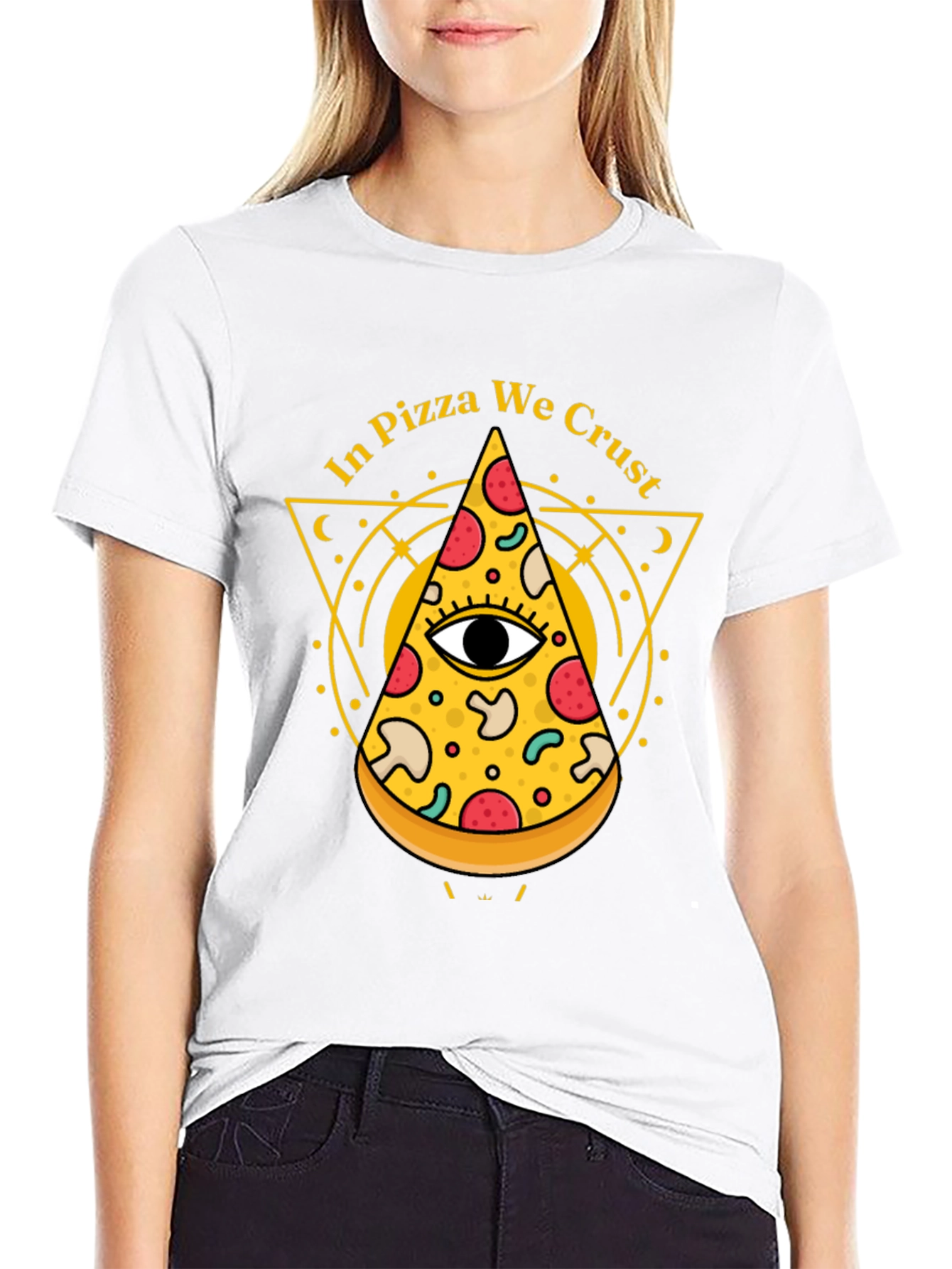 In Pizza We Crust T-Shirt - Unique Graphic Tee