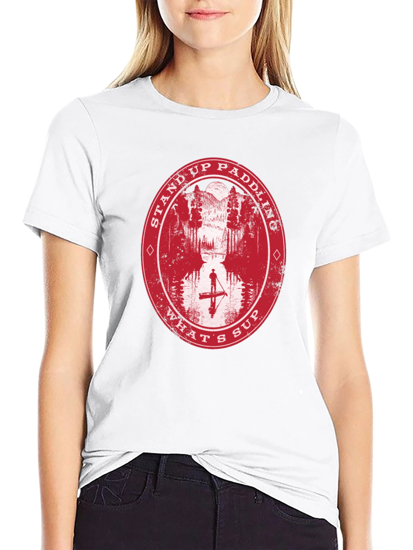 Stand Up Paddling Graphic T-Shirt