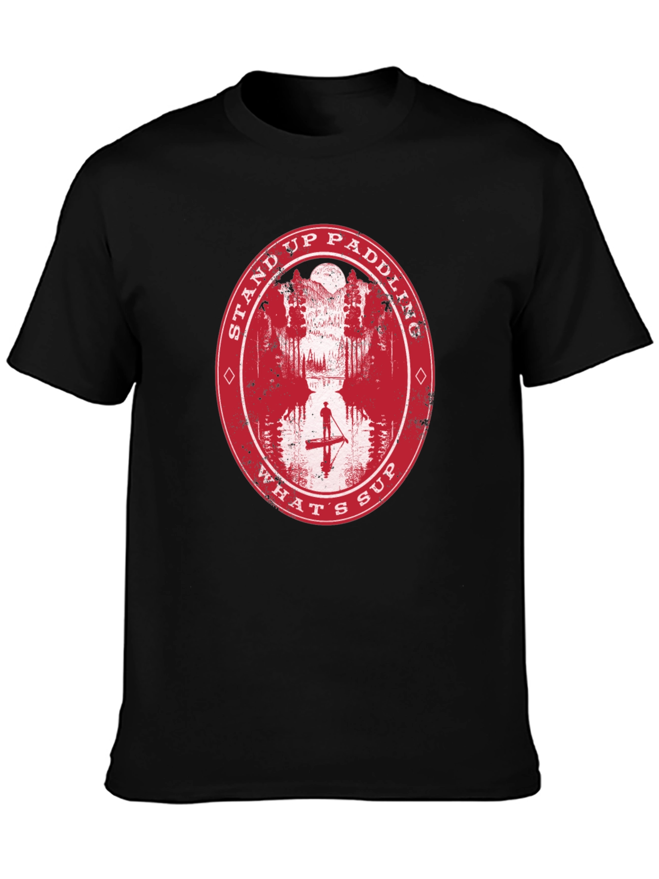 Stand Up Paddling Graphic T-Shirt