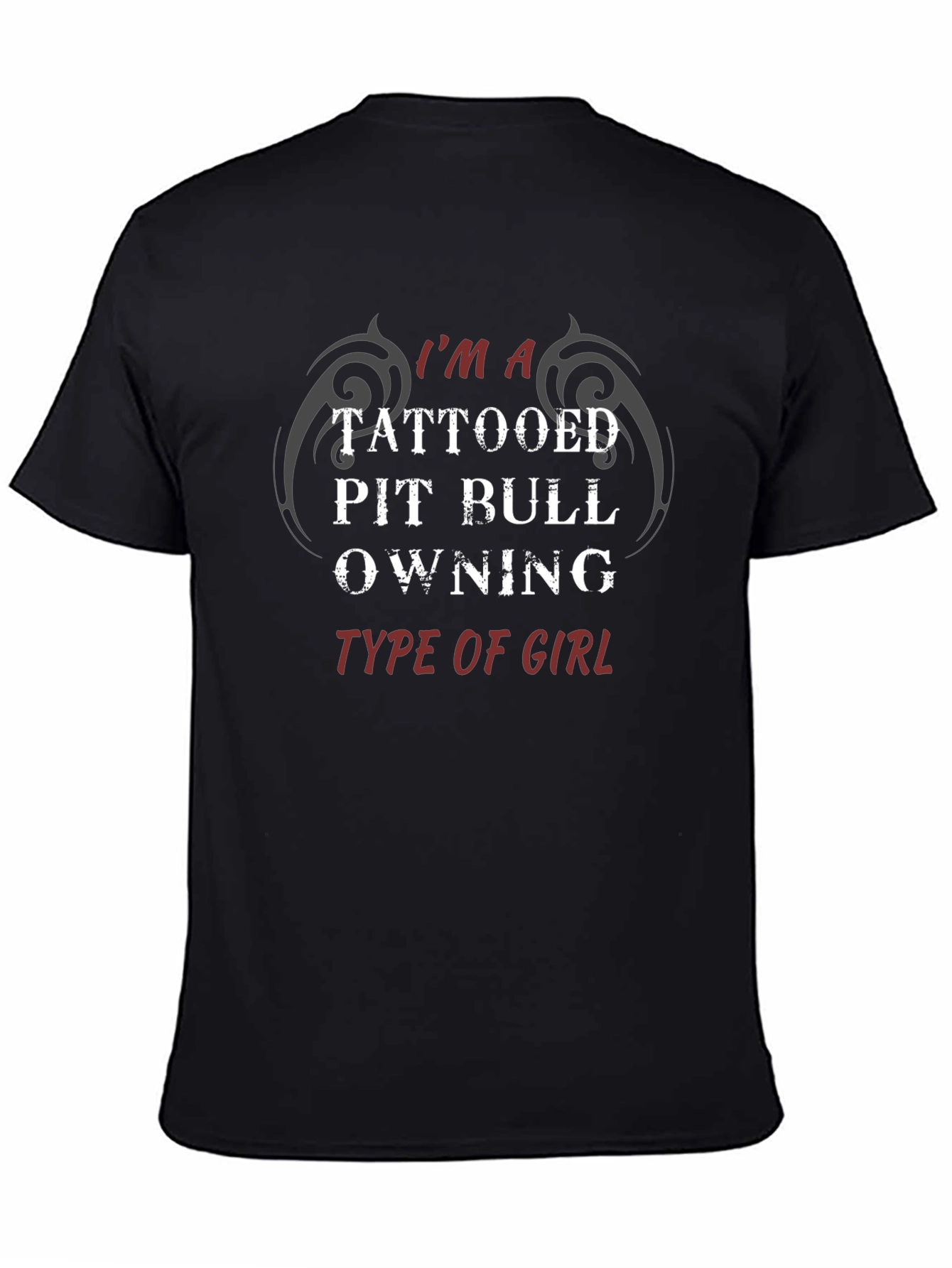 Tattooed Pit Bull Owning Girl T-Shirt
