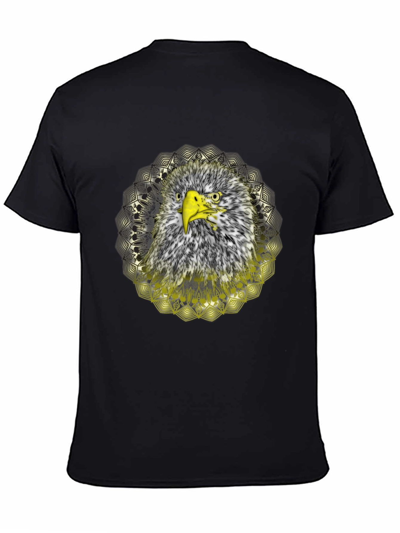 Eagle Mandala Graphic T-Shirt - Cool Bird Design