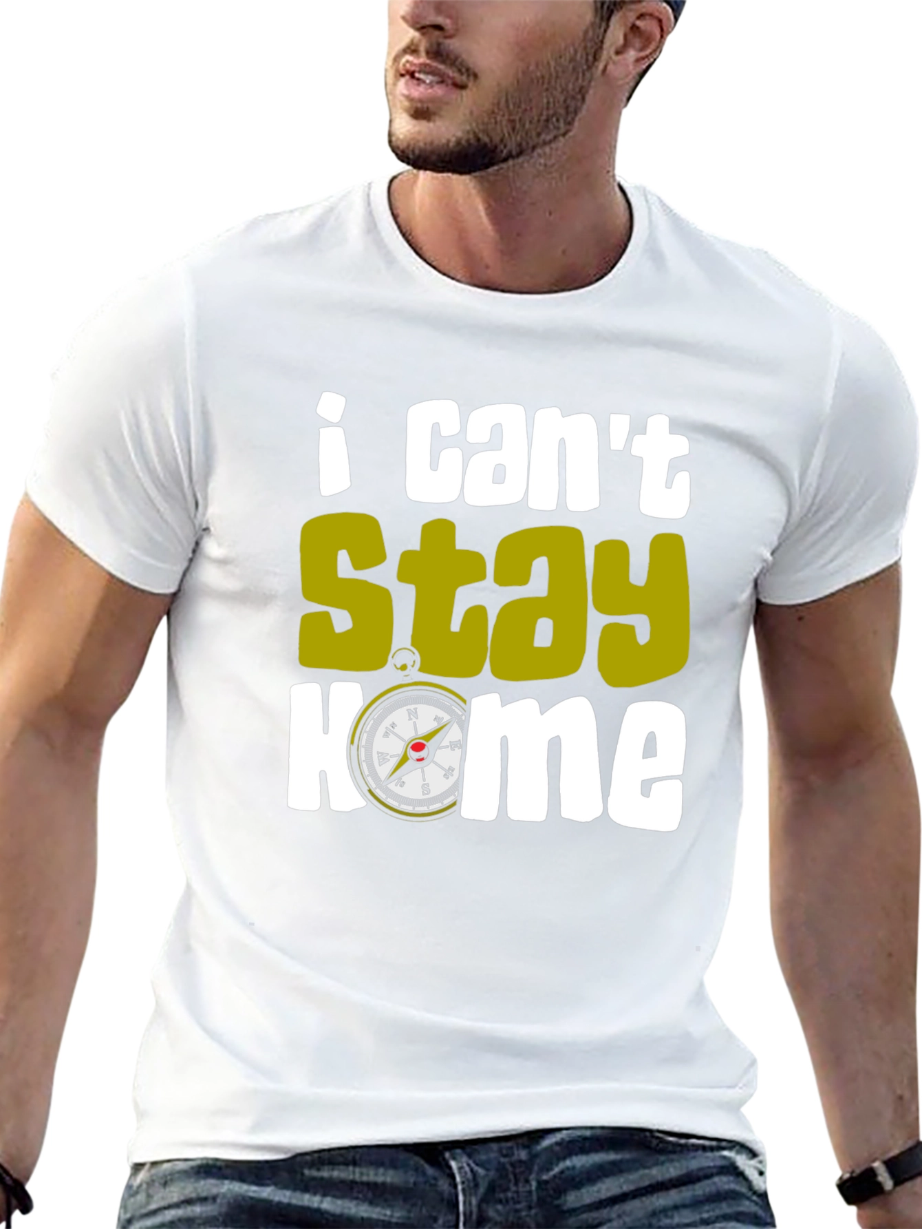 I Cant Stay Home Compass T-Shirt