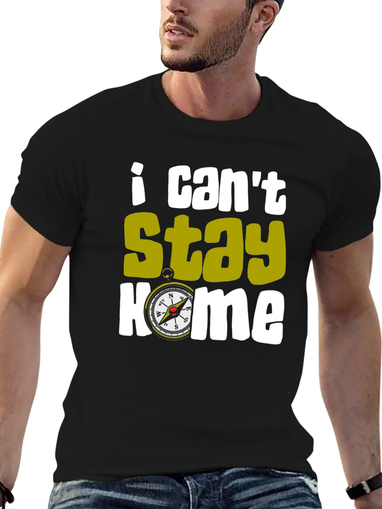 I Cant Stay Home Compass T-Shirt
