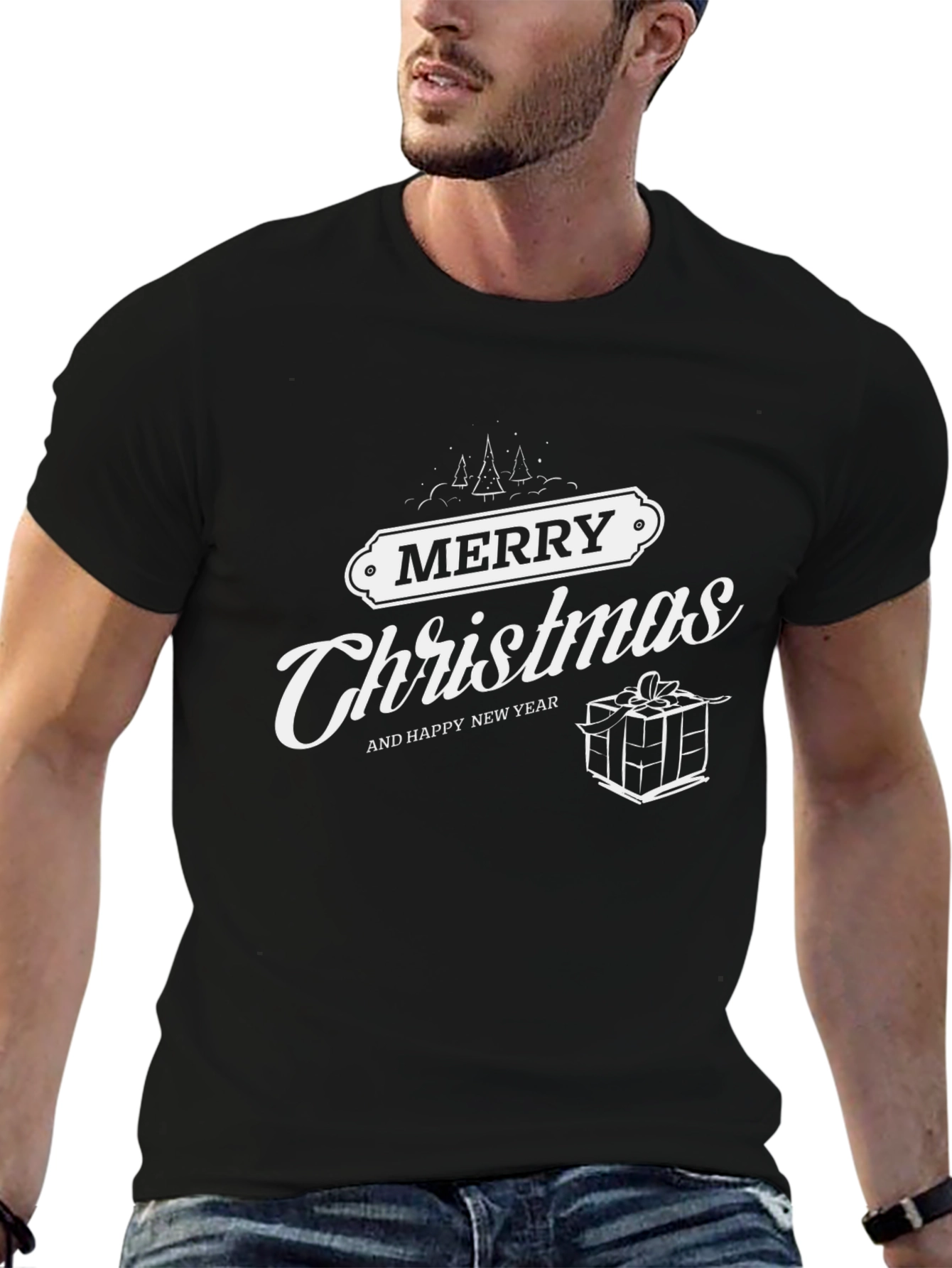 Merry Christmas Graphic Tee - Holiday Celebration Shirt