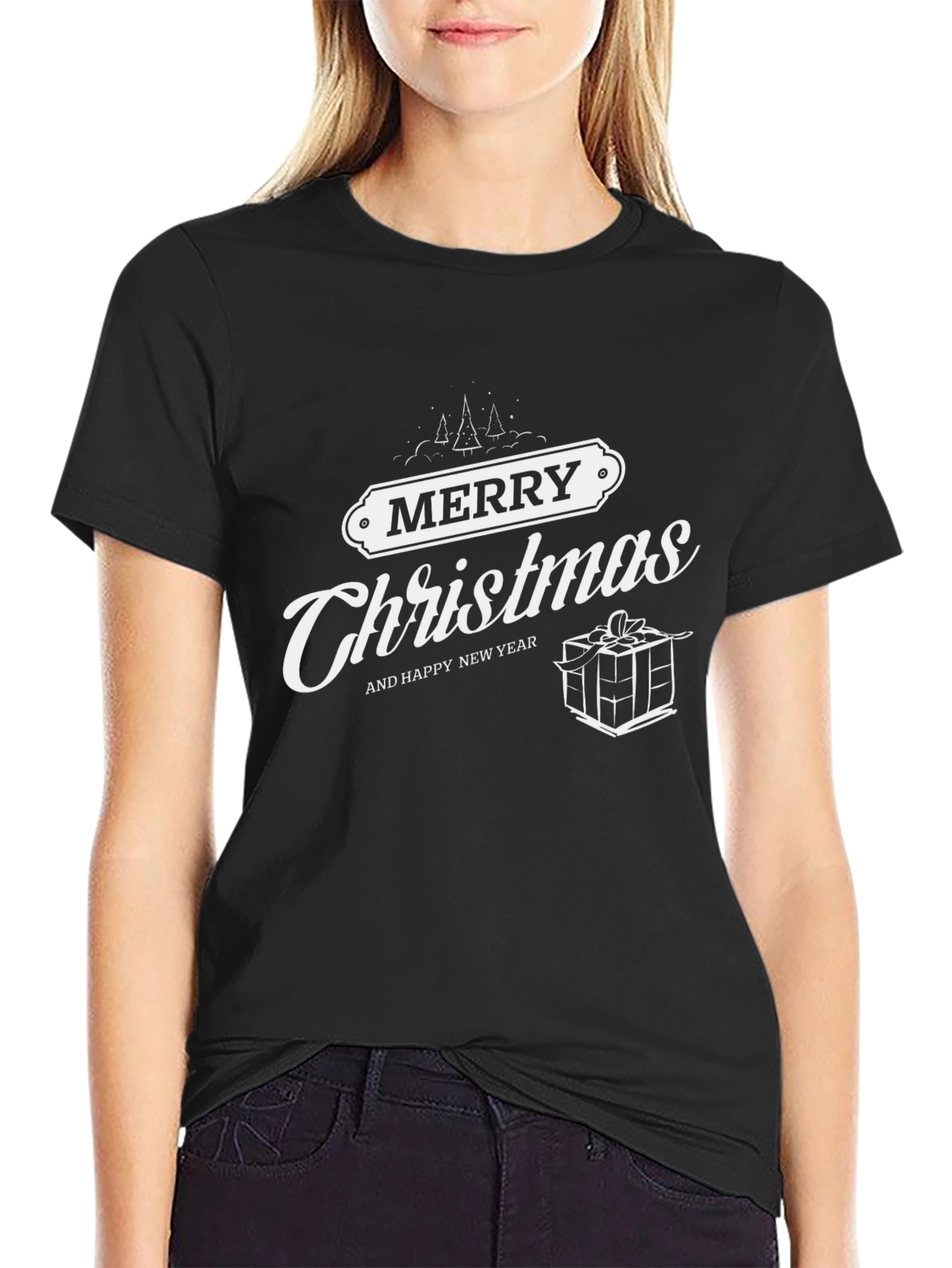 Merry Christmas Graphic Tee - Holiday Celebration Shirt