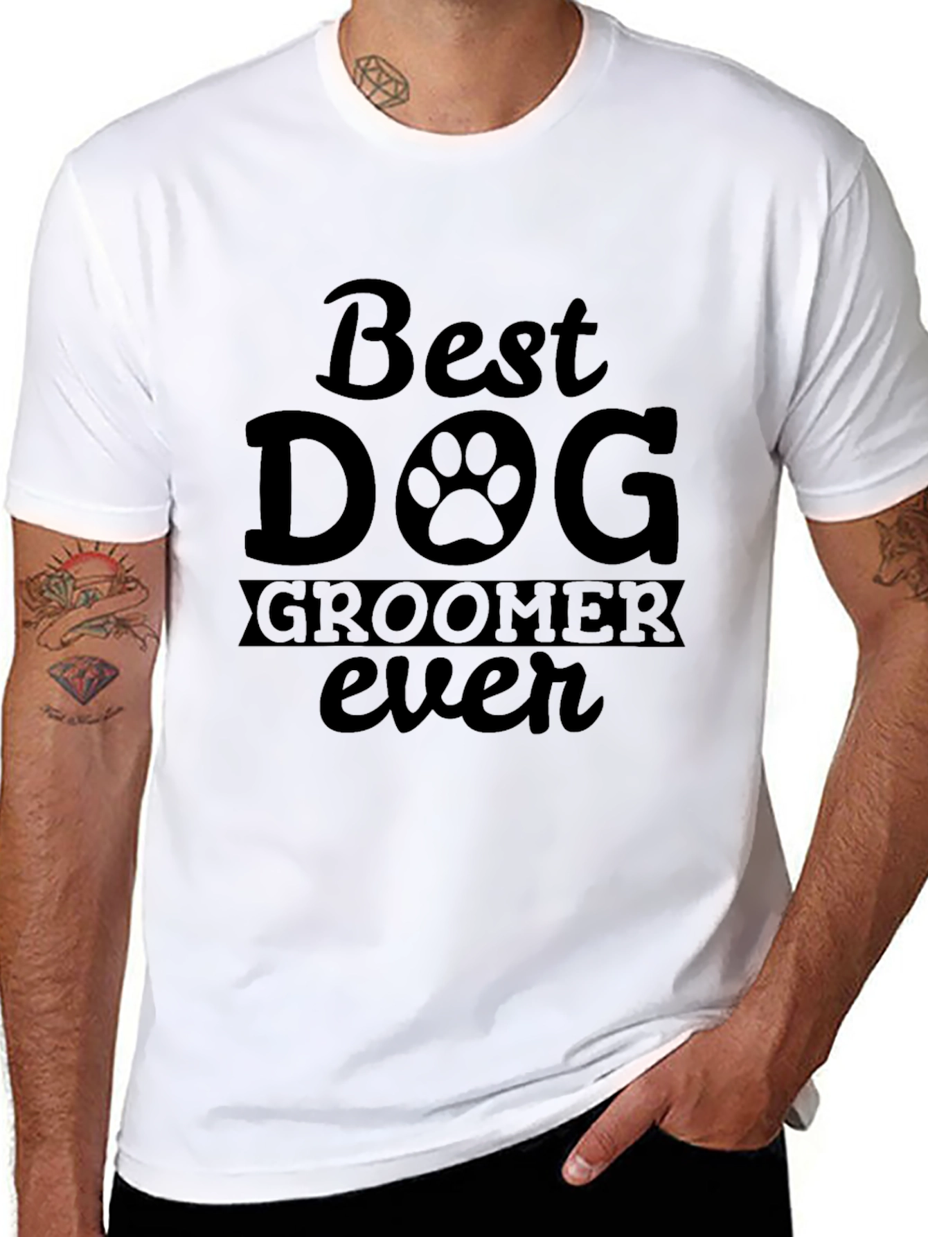 Best Dog Groomer Ever T-Shirt Pet Lover Gift